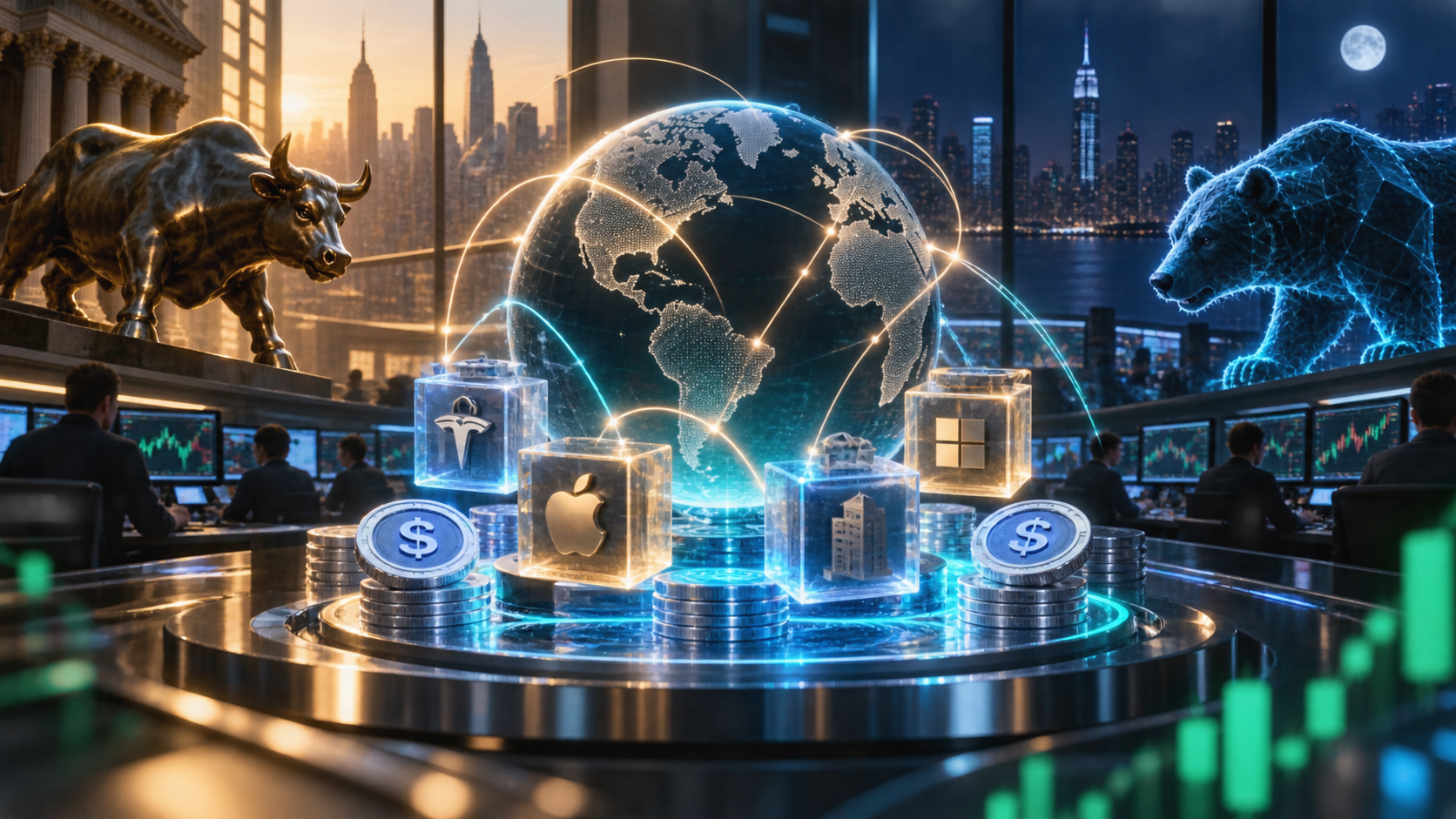 ICE sokong dagangan token saham 24 jam, harga tidak ikut NYSE