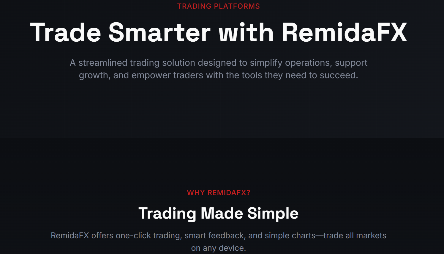 Trading platform information