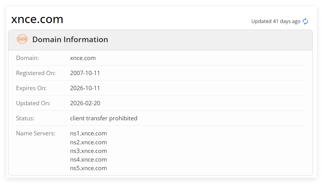 whois