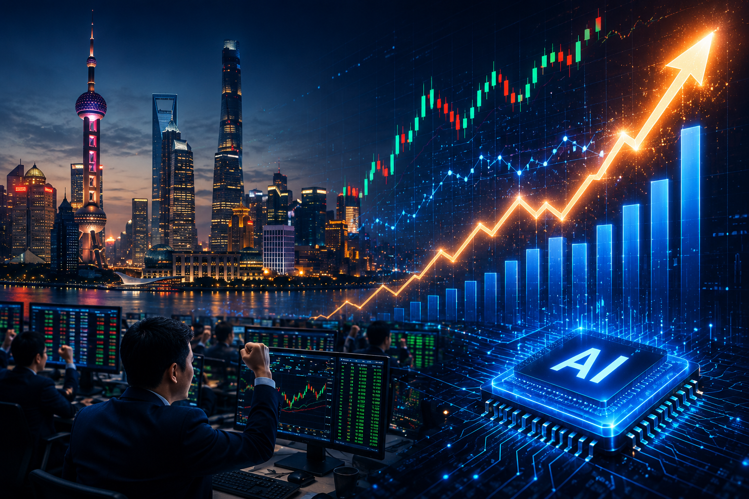 A股震荡分化两市成交2.58万亿 科创50指数逆势三连红 AI算力板块爆发