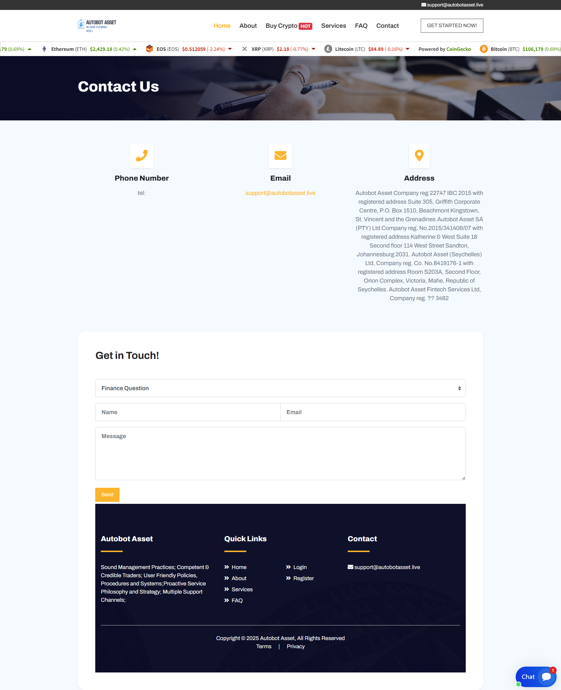 Broker Official Website