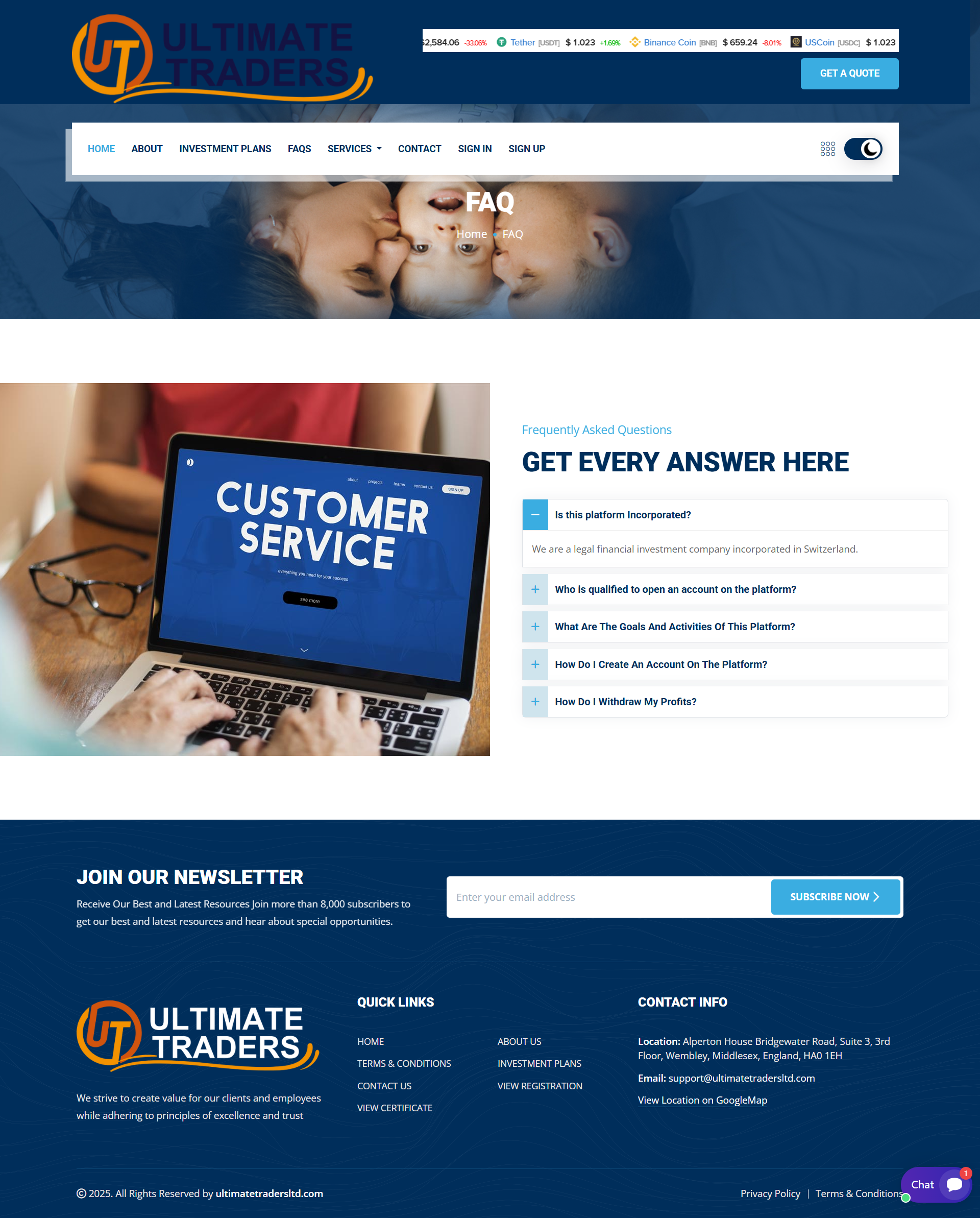 Broker Official Website