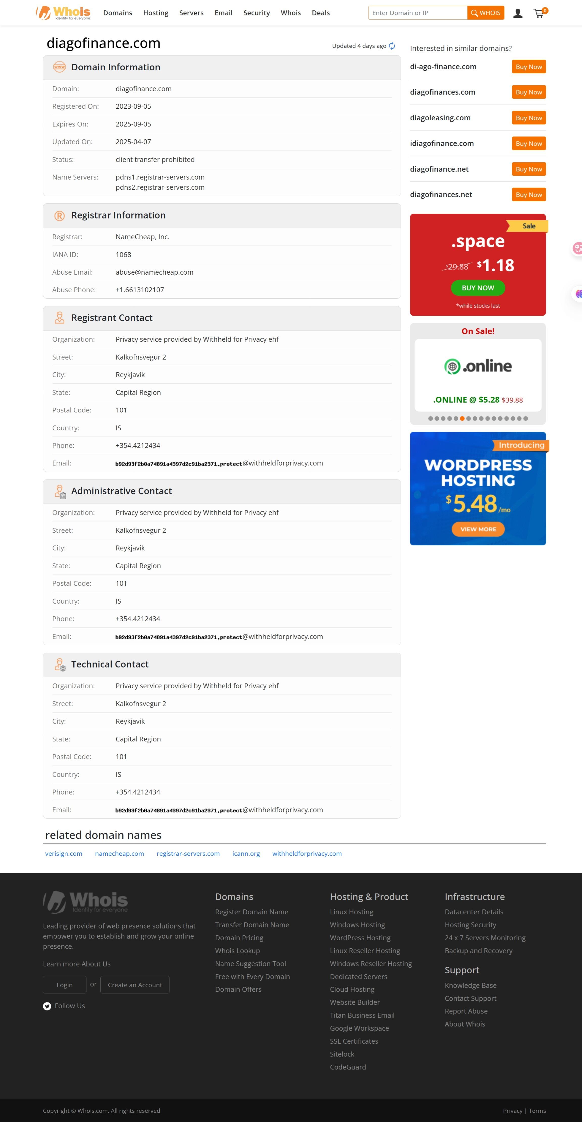 whois