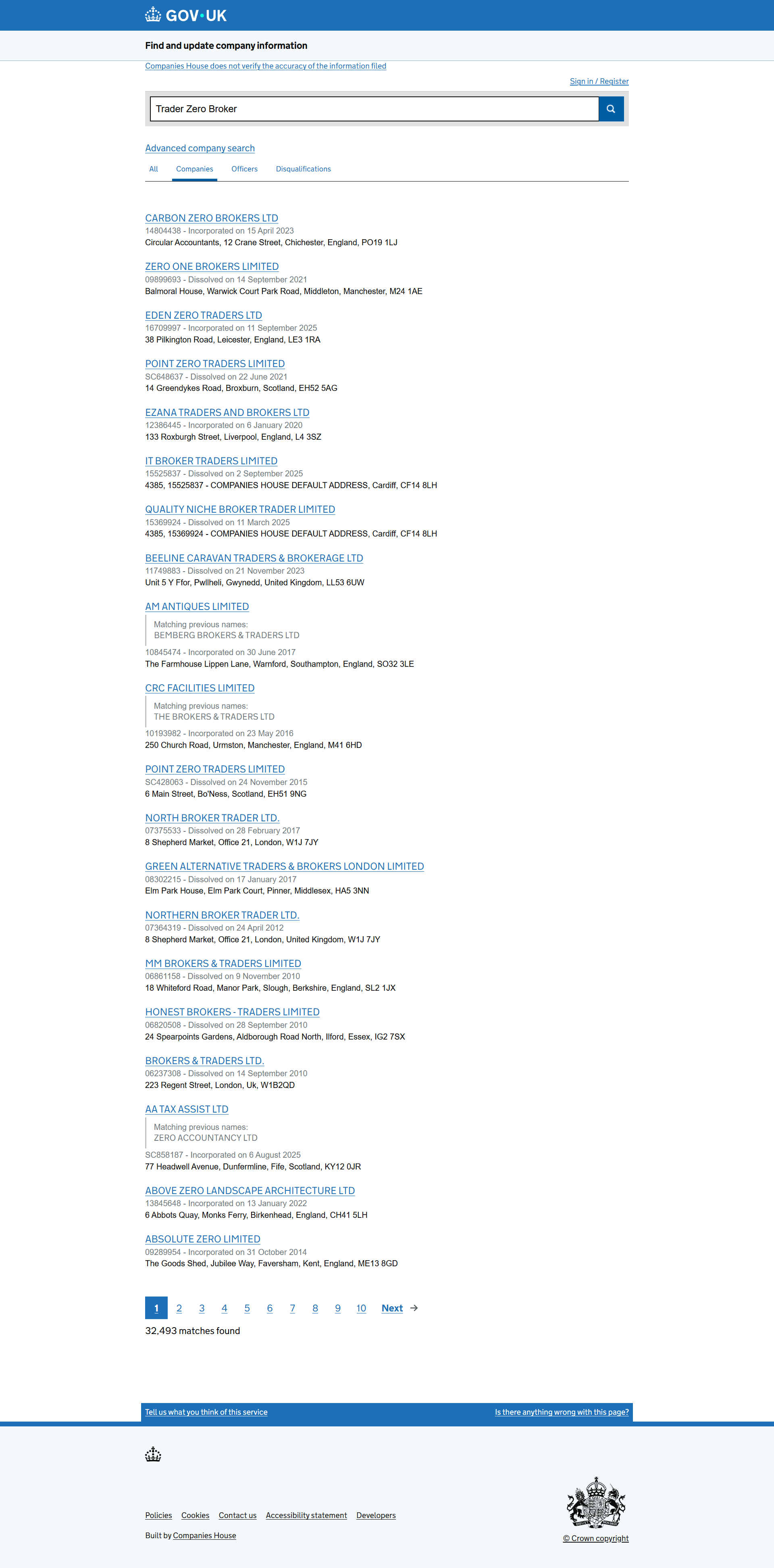UK Companies House