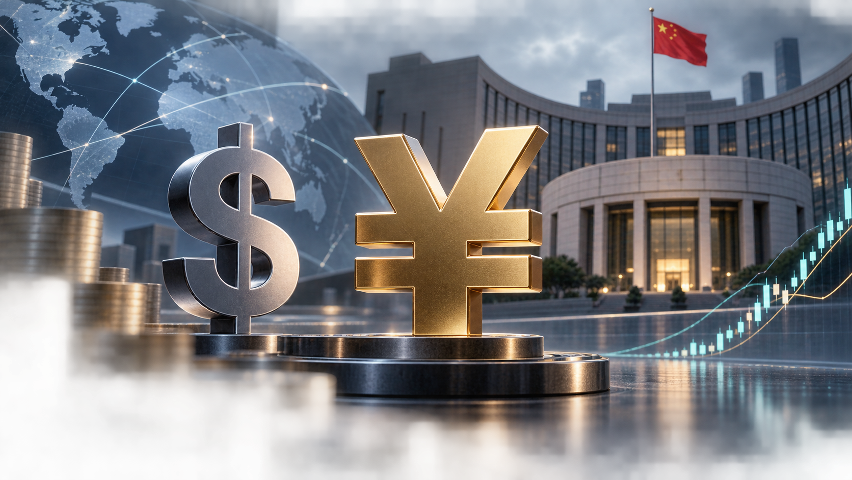 Pasaran jangka PBOC tetapkan USD/CNY pada 6.6813