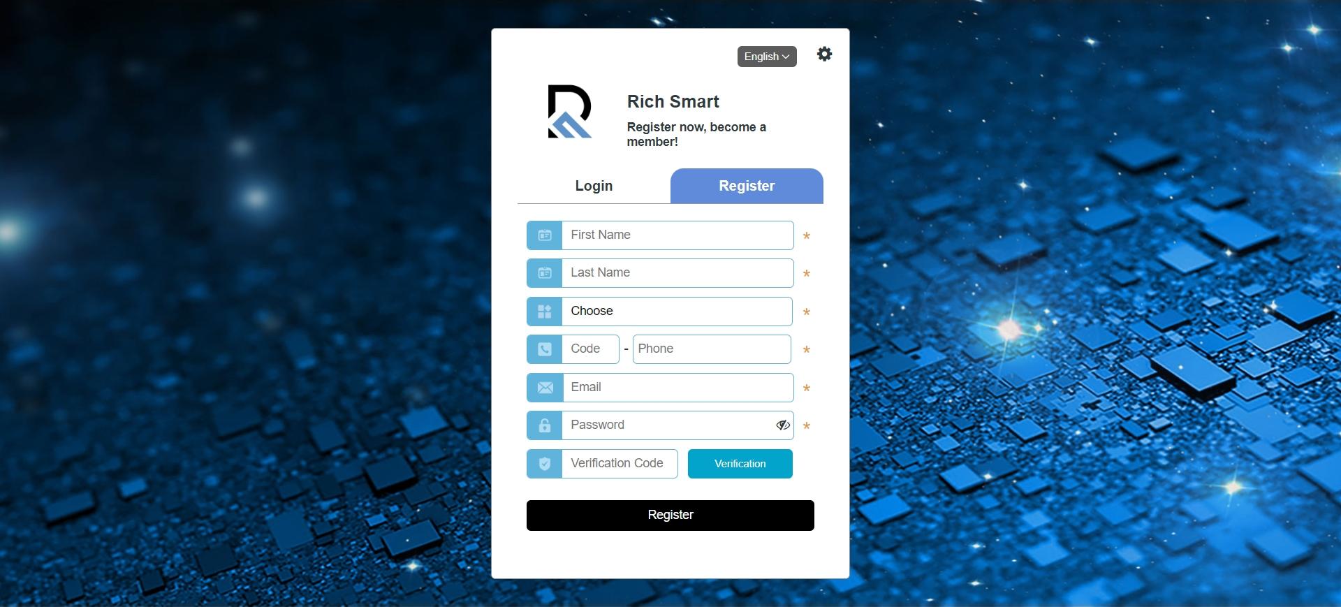 RS Finance account opening process
