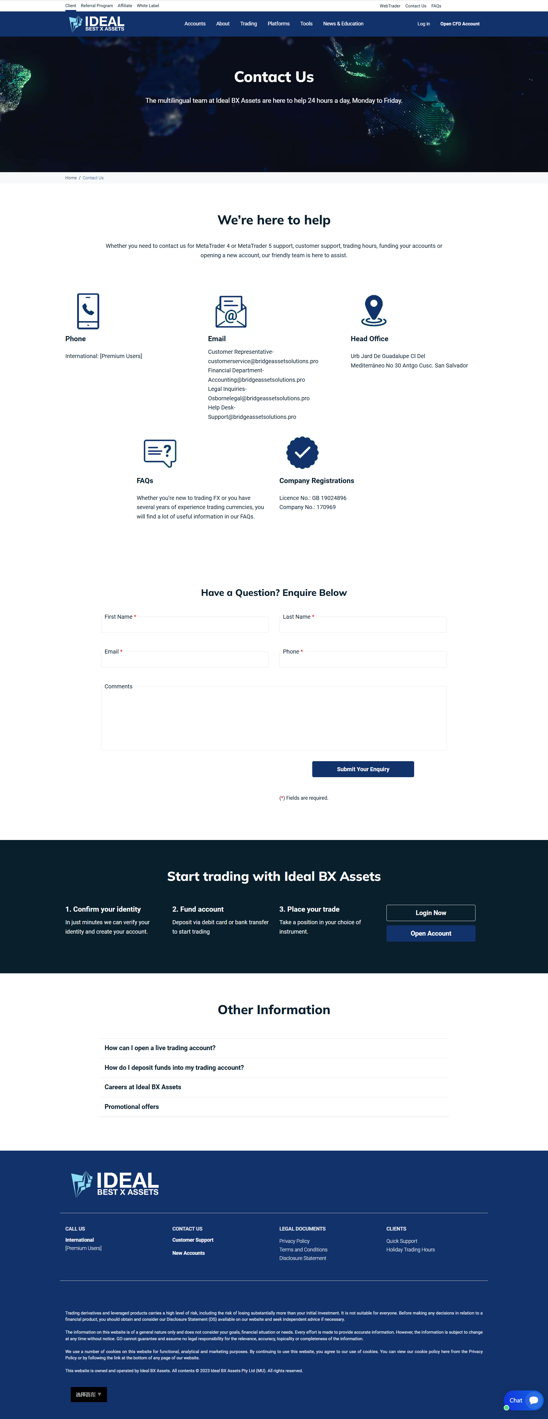 Ideal BX Assets Official Website
