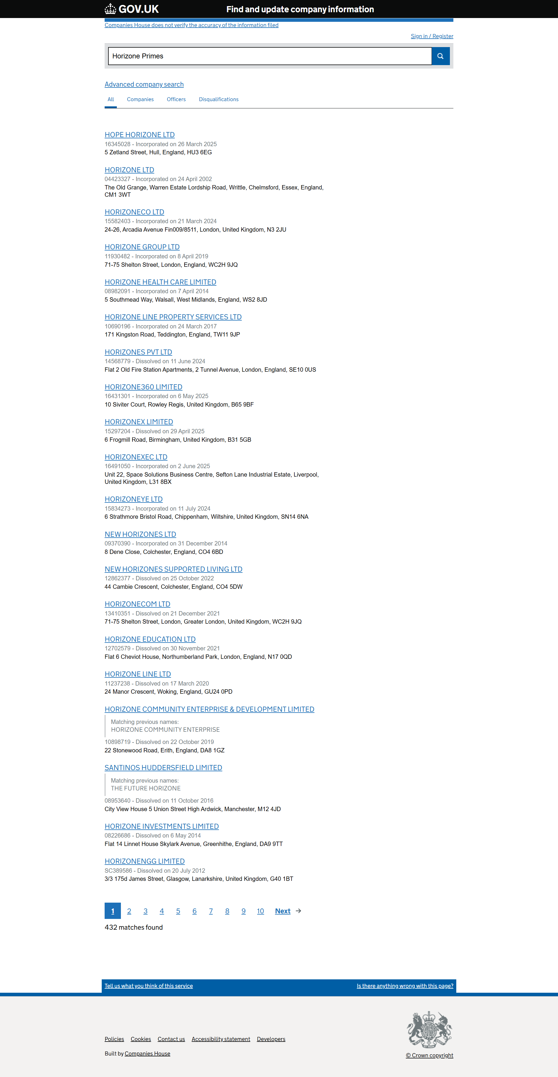 UK Companies House