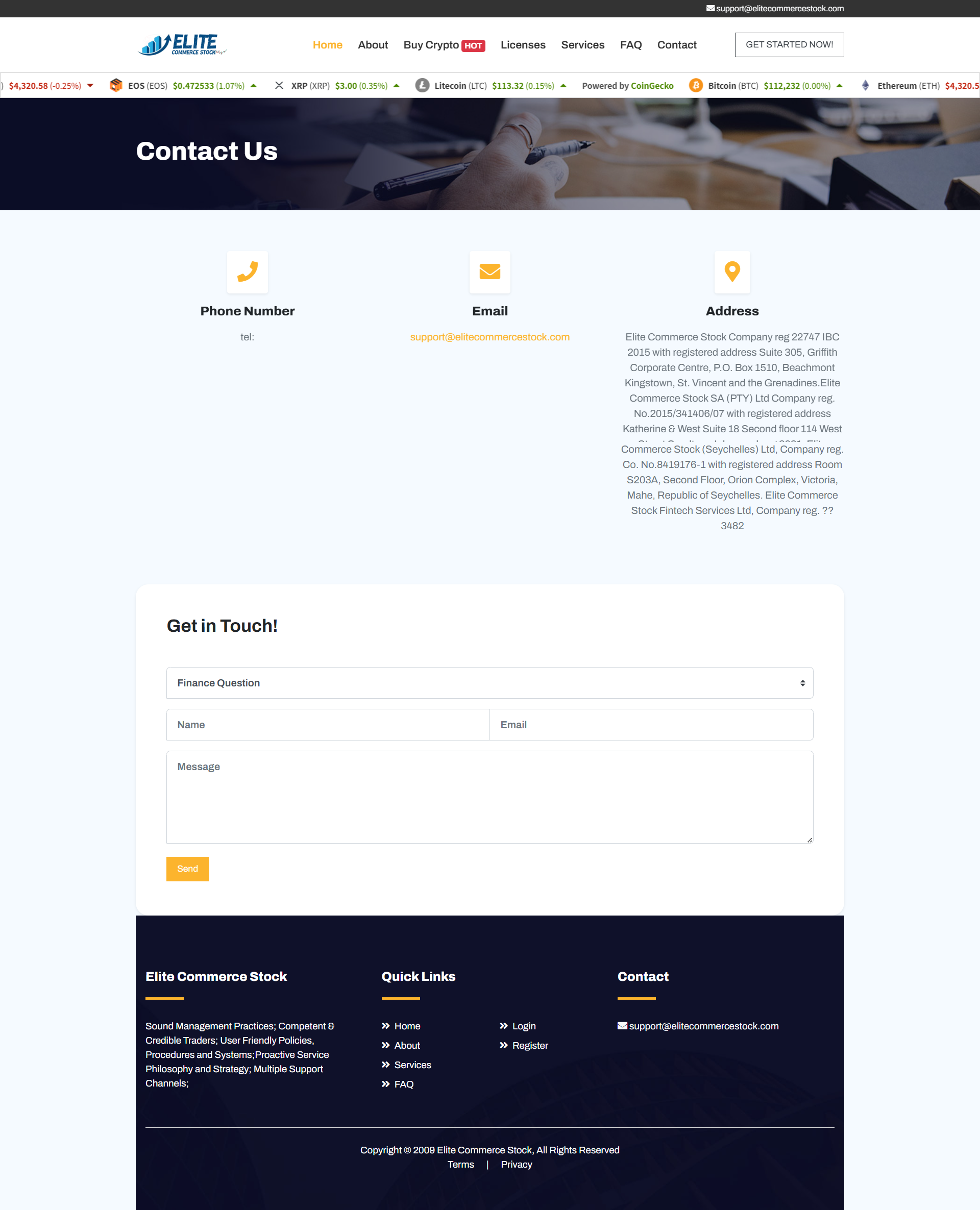 Broker Official Website