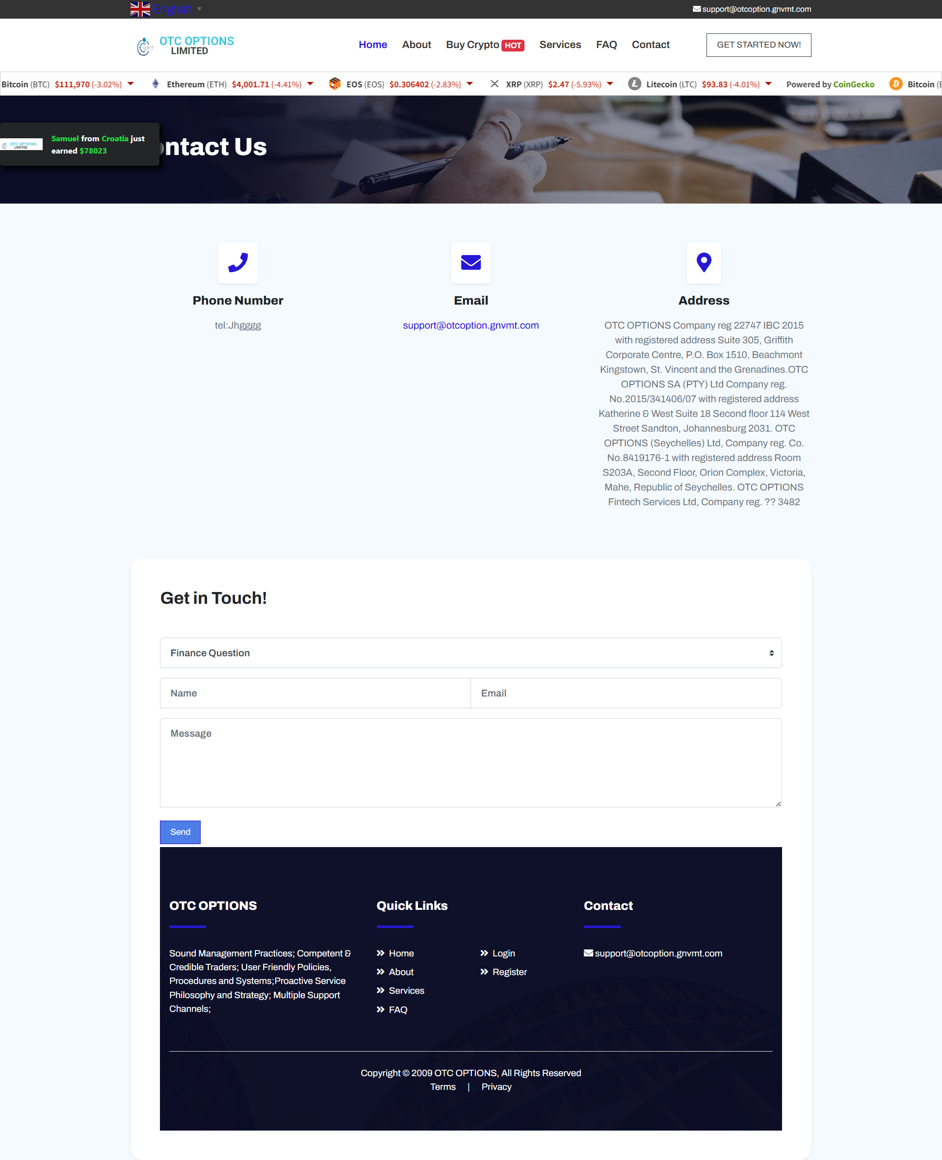 Broker Official Website