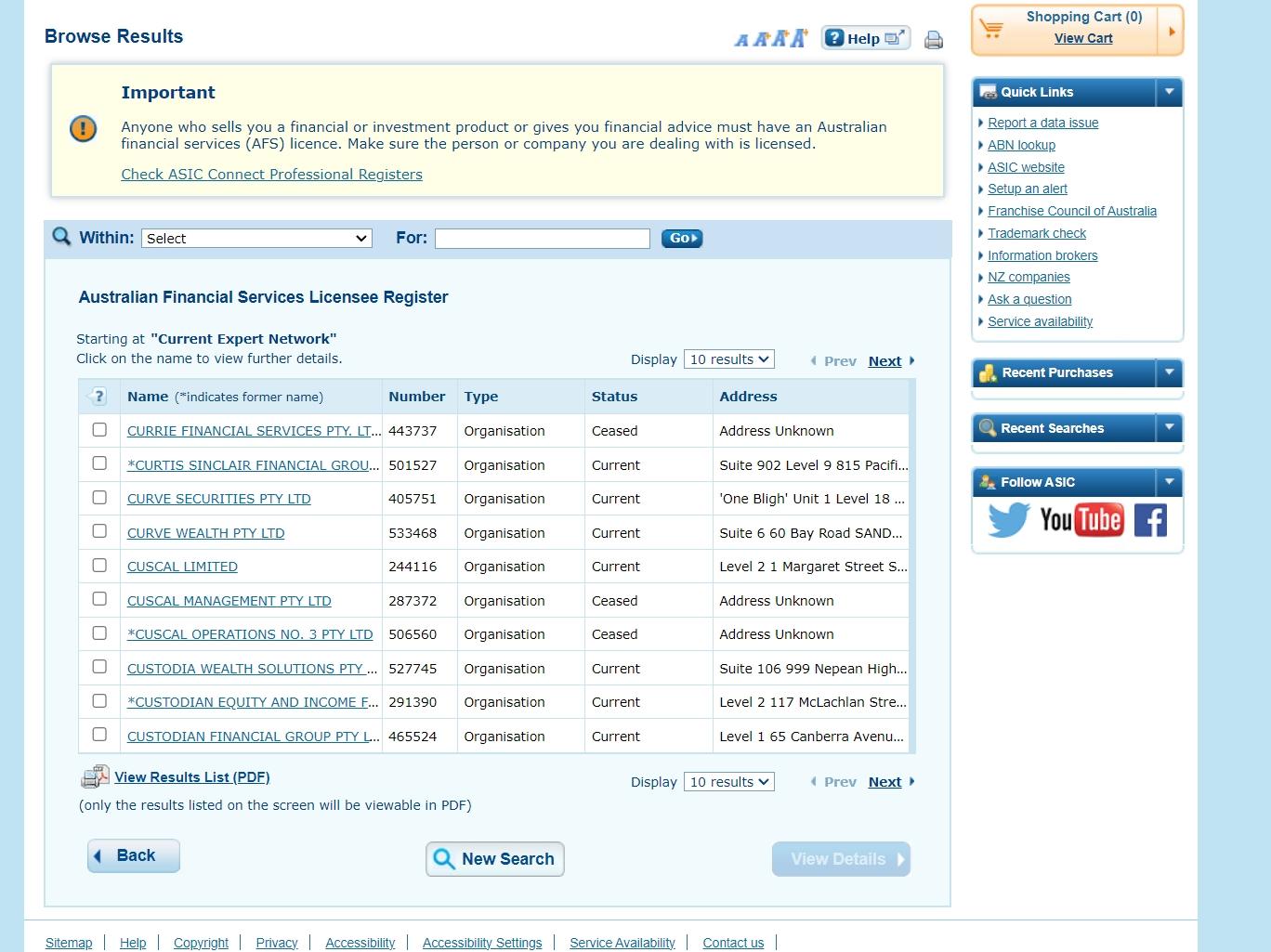 regulation information of Current Expert Network
