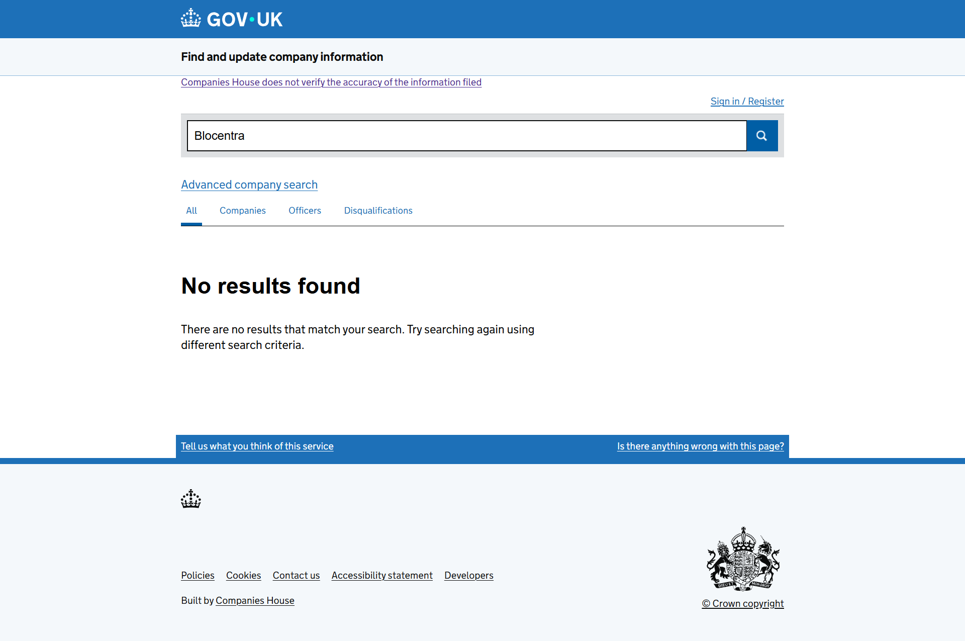 UK Companies House