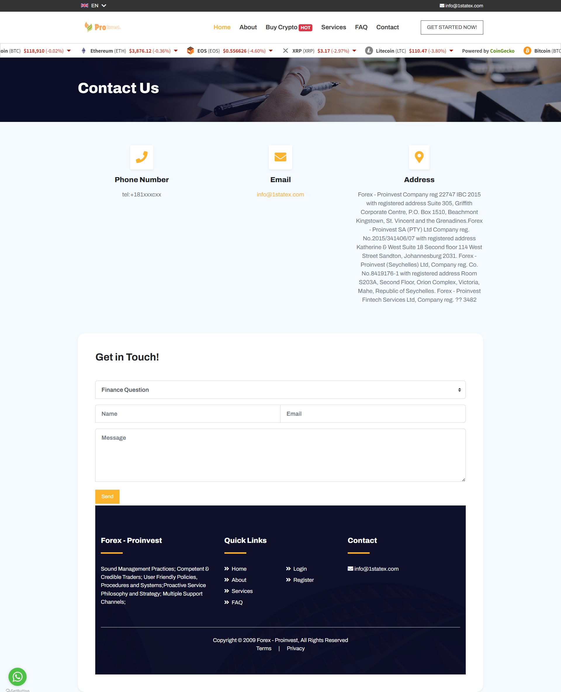 Broker Official Website