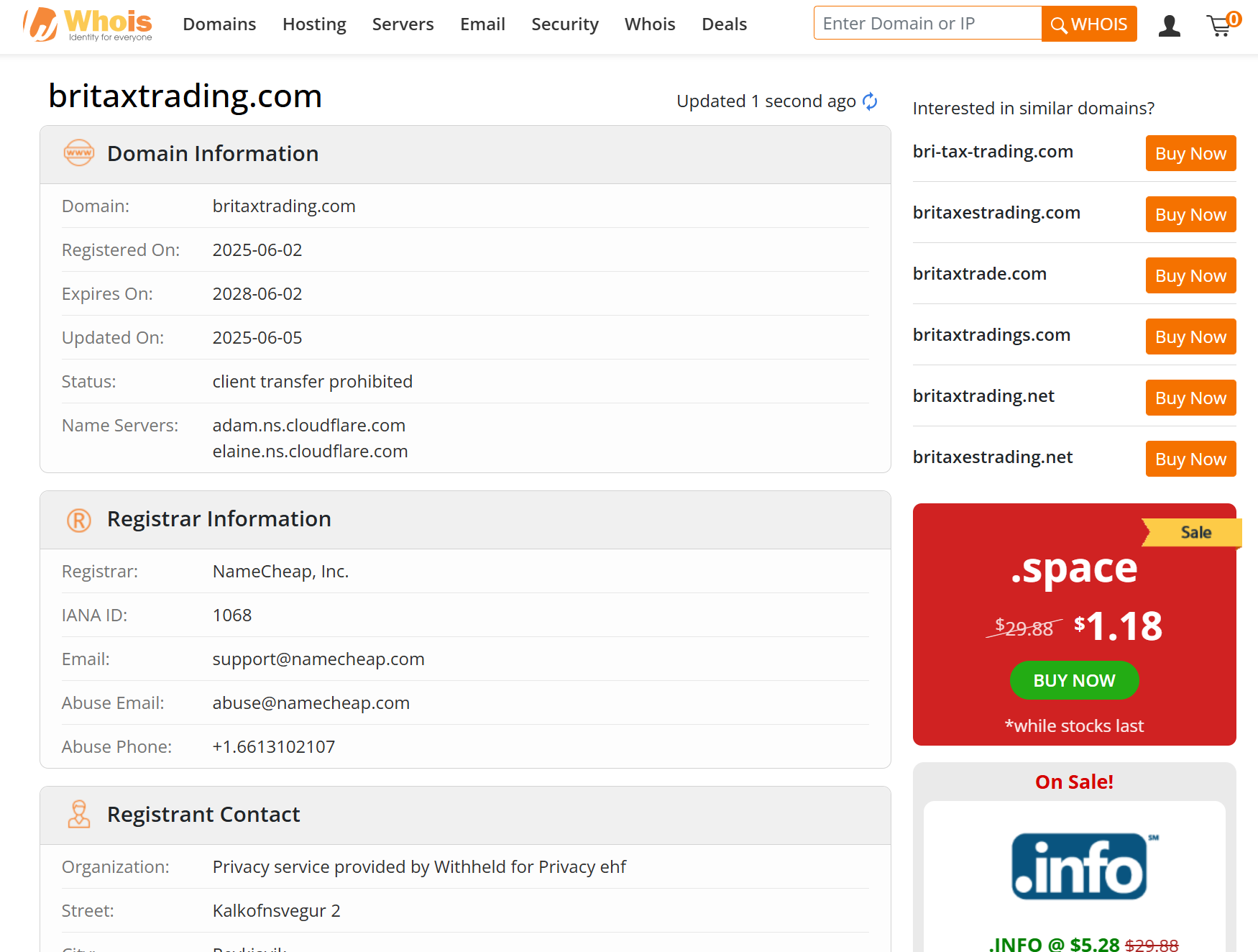 whois