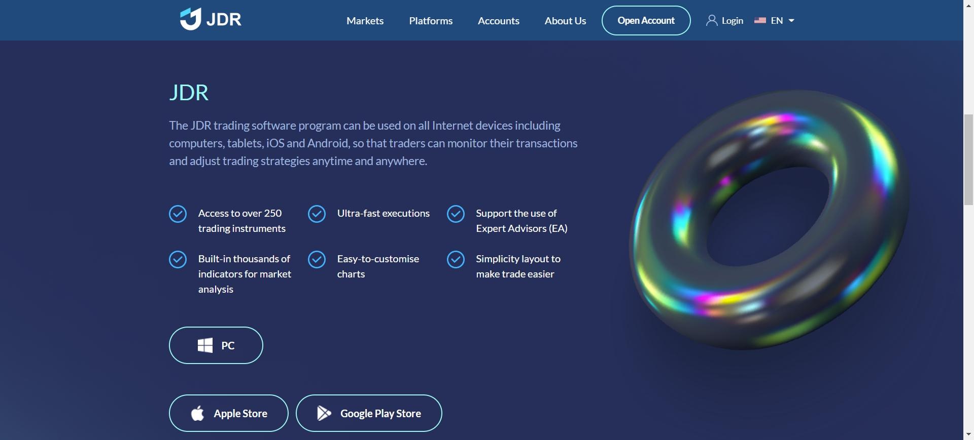 jdrmarketfx.com's trading software