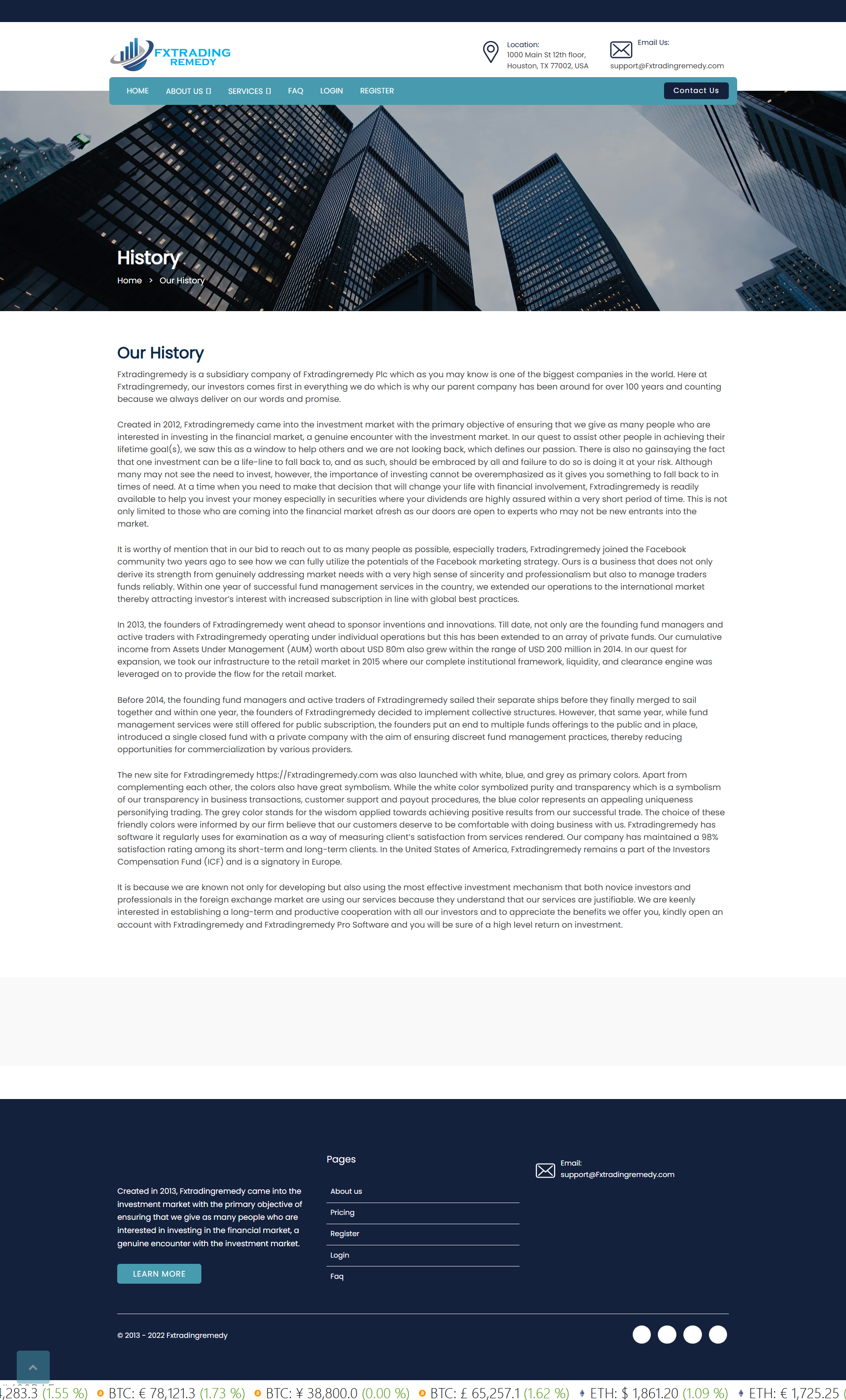 Broker Official Website