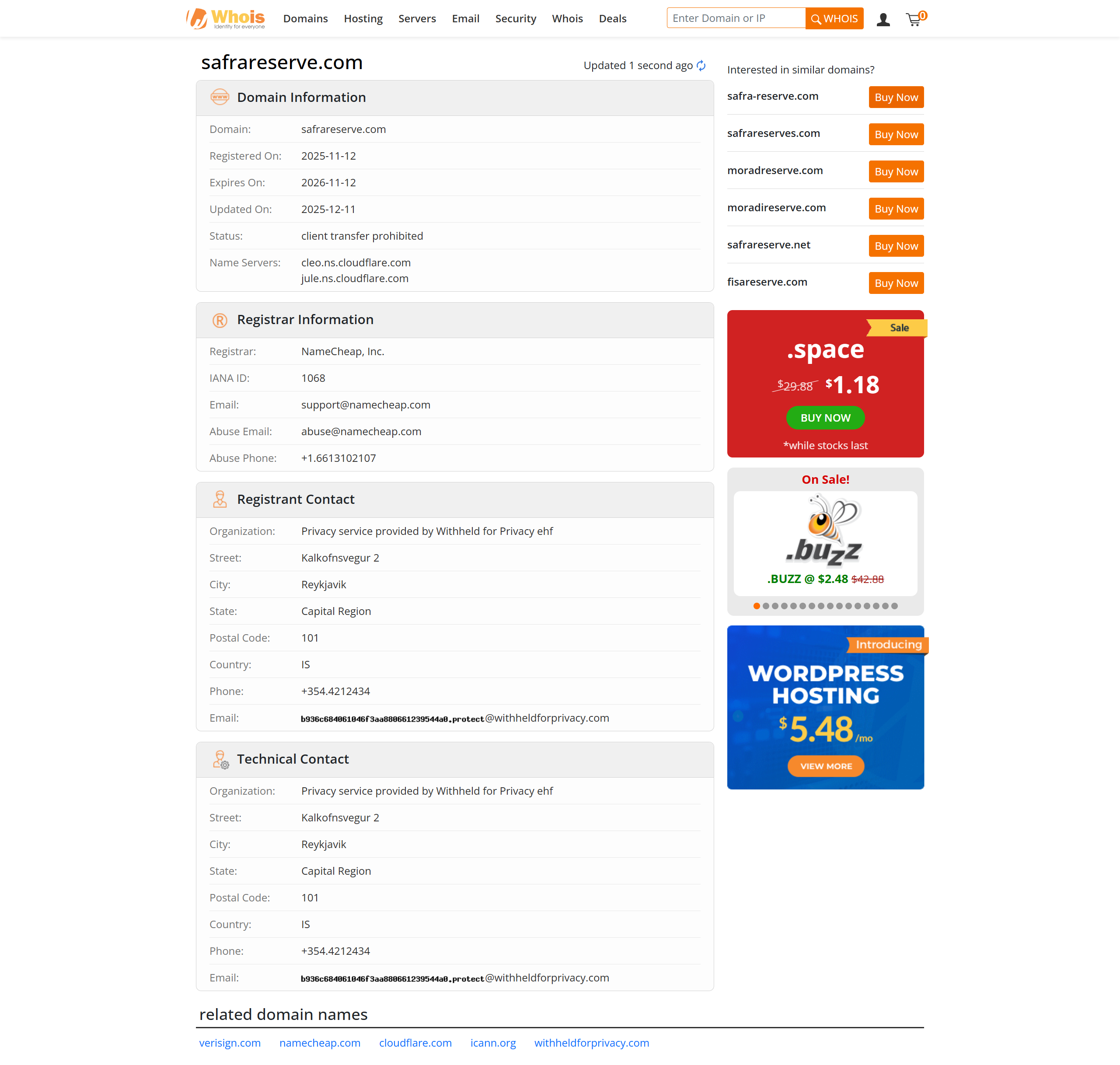 whois