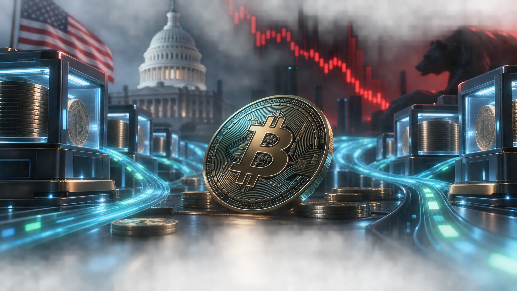 U.S. Job Openings Ease as Bitcoin Falls to $82,776