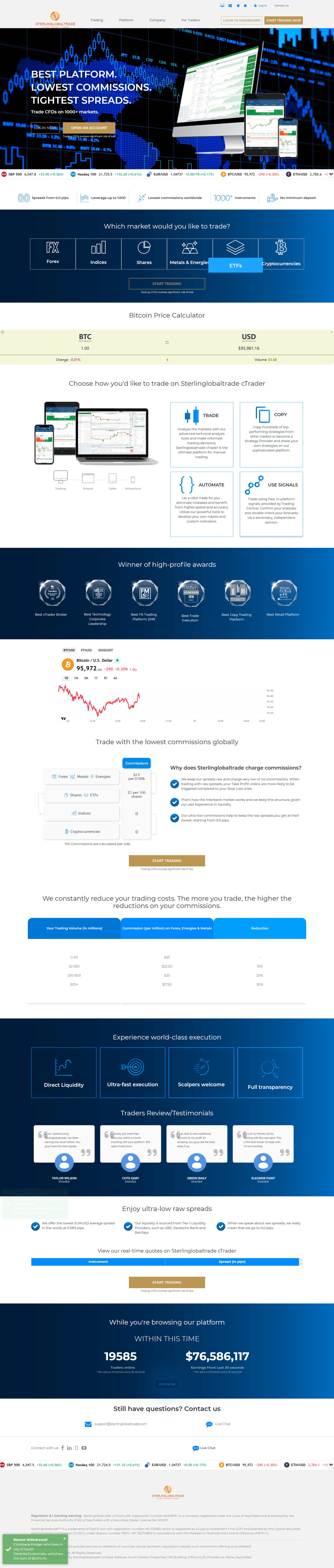 Sterlinglobaltrade Official Website