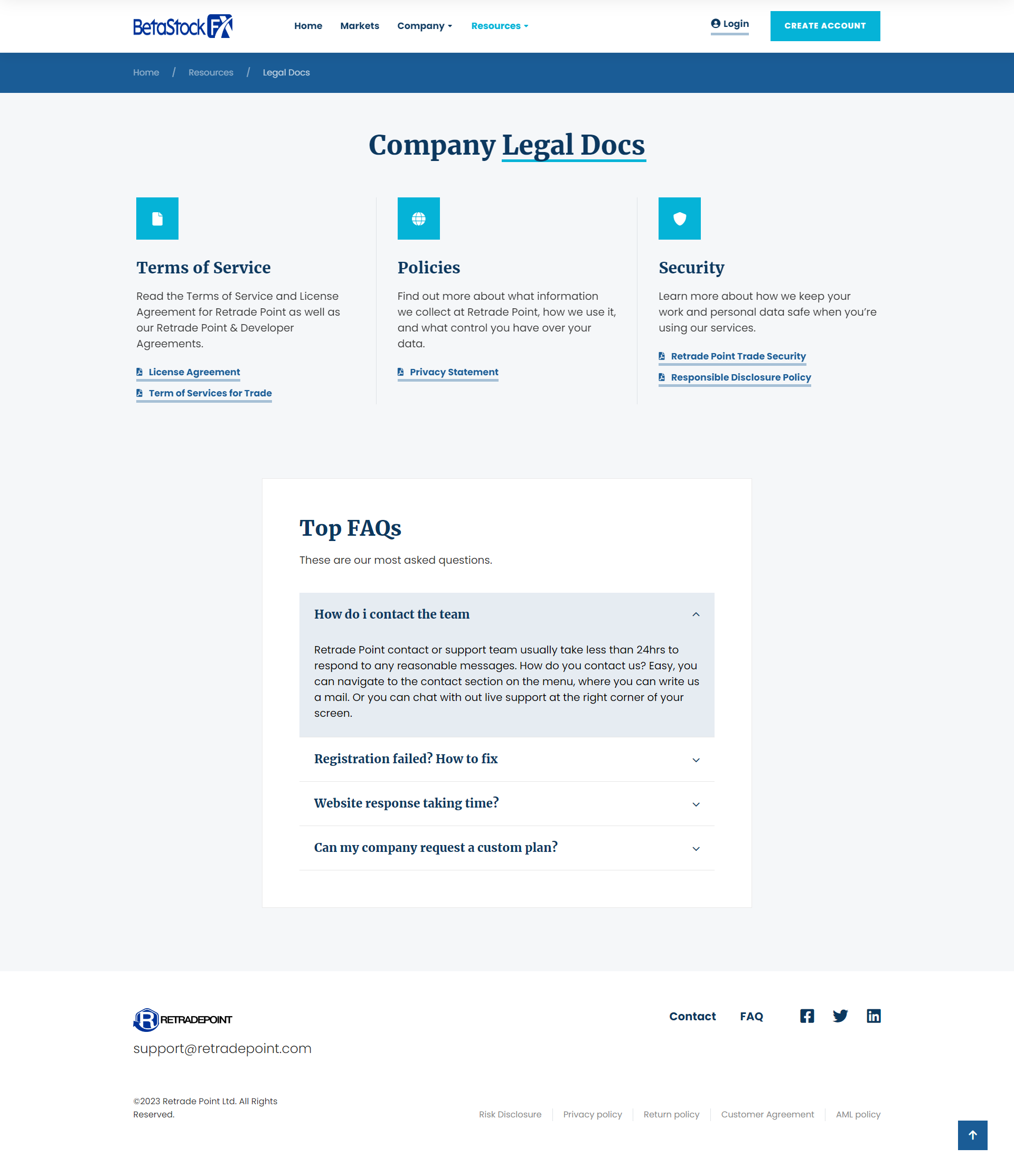 Retrade Point Official Website