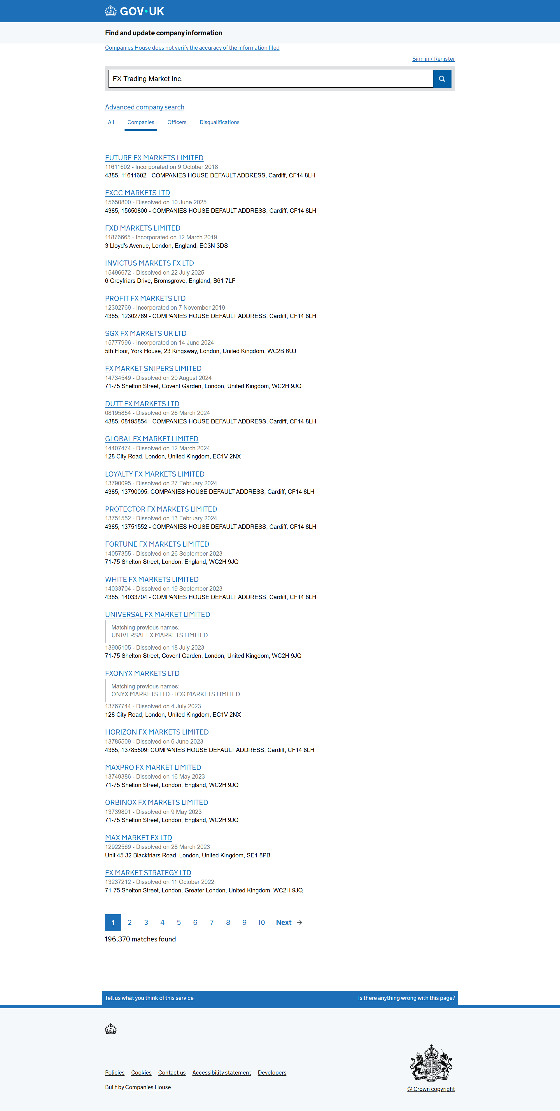 UK Companies House