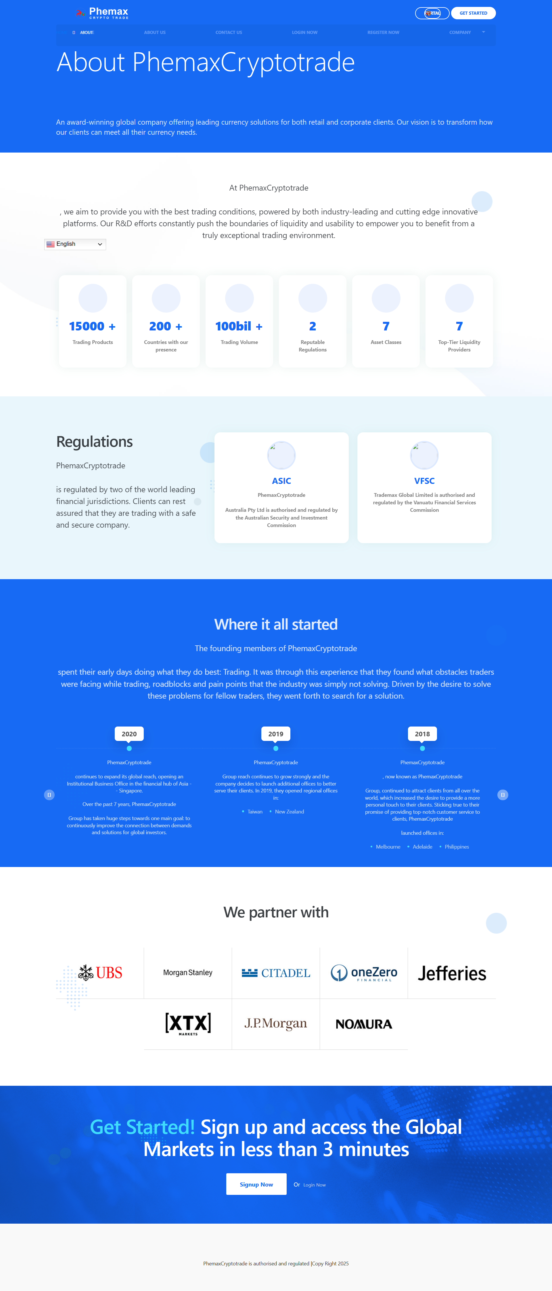 PhemaxCryptotrade Official Website