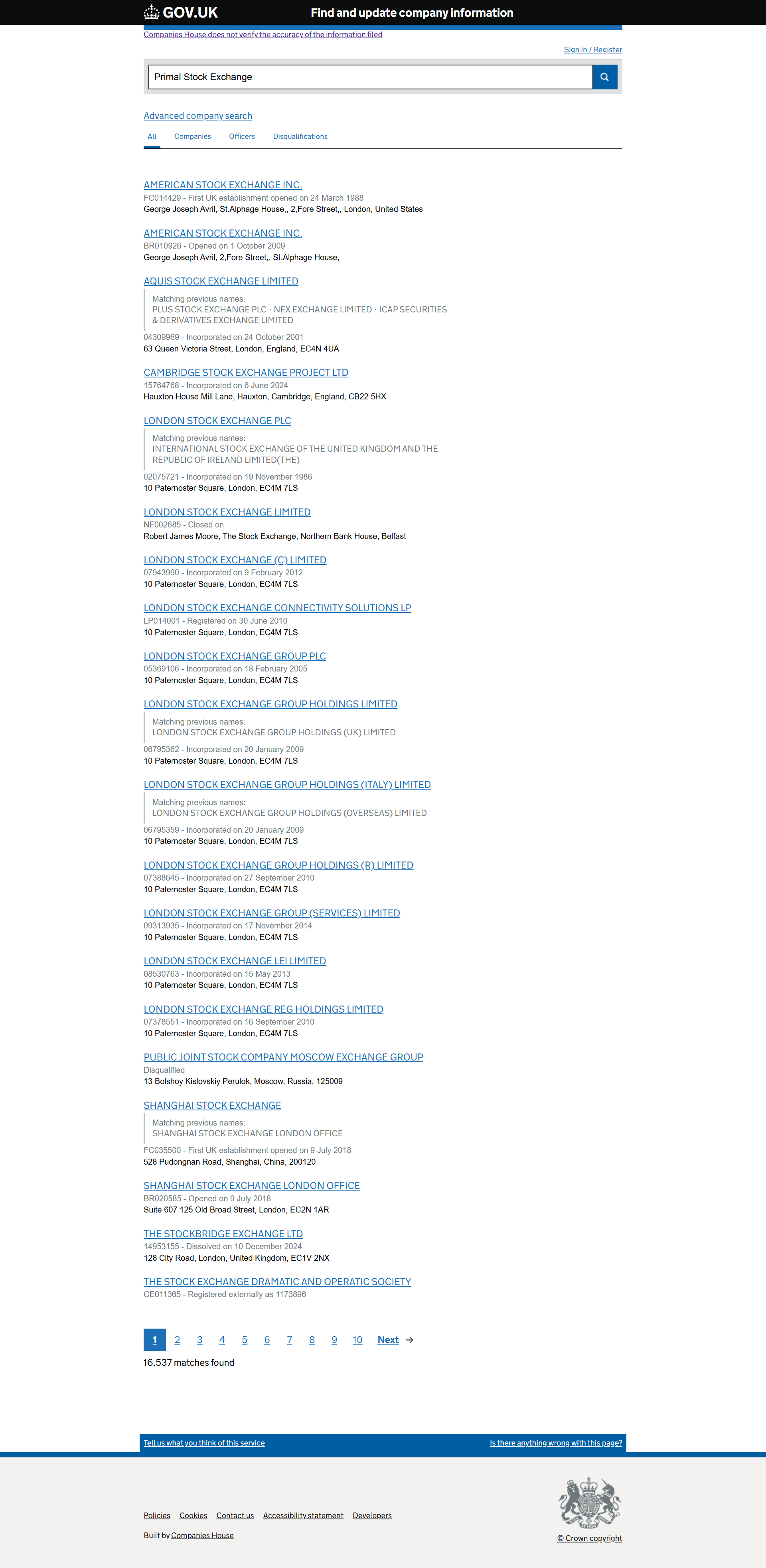 UK Companies House