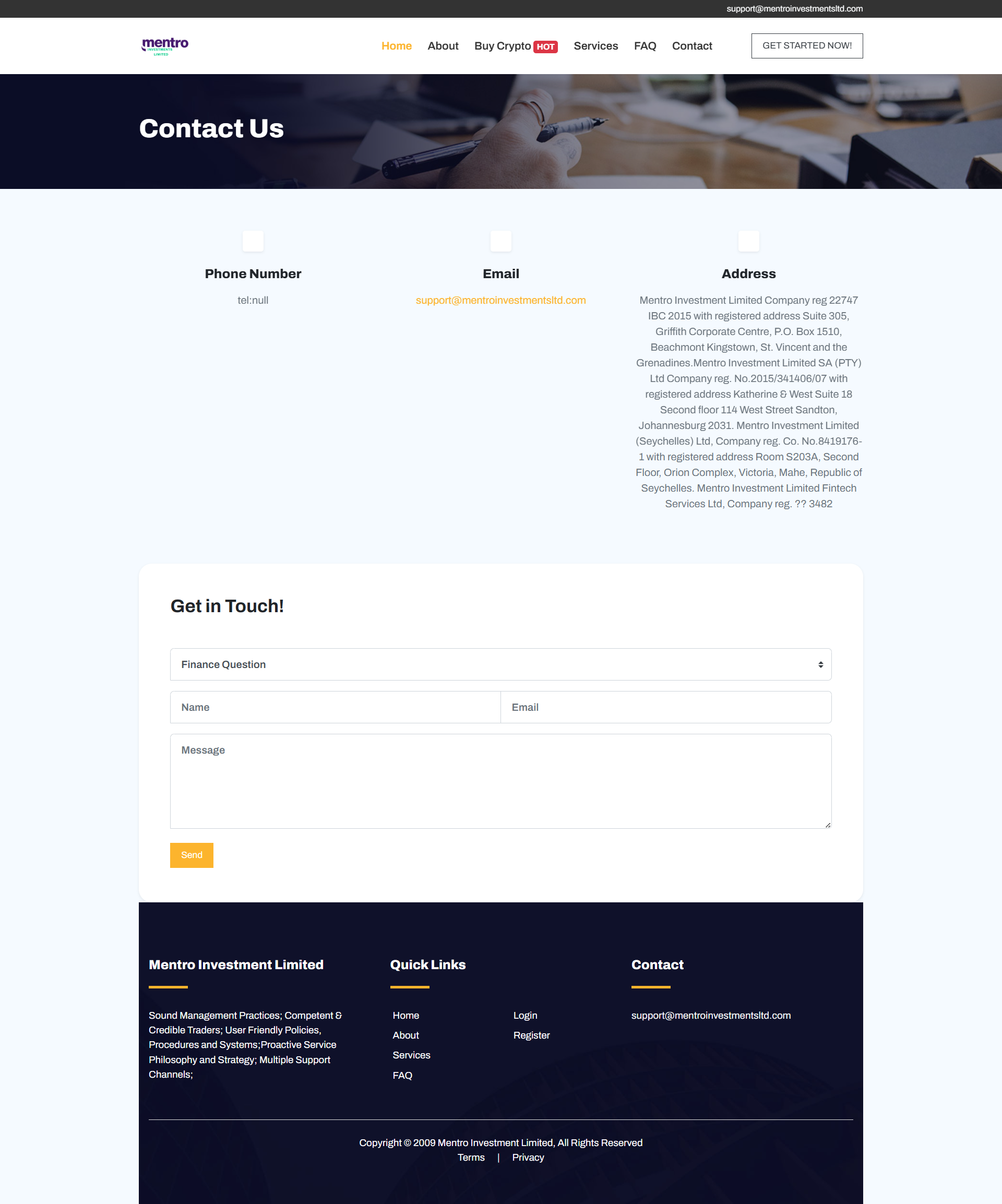 Broker Official Website