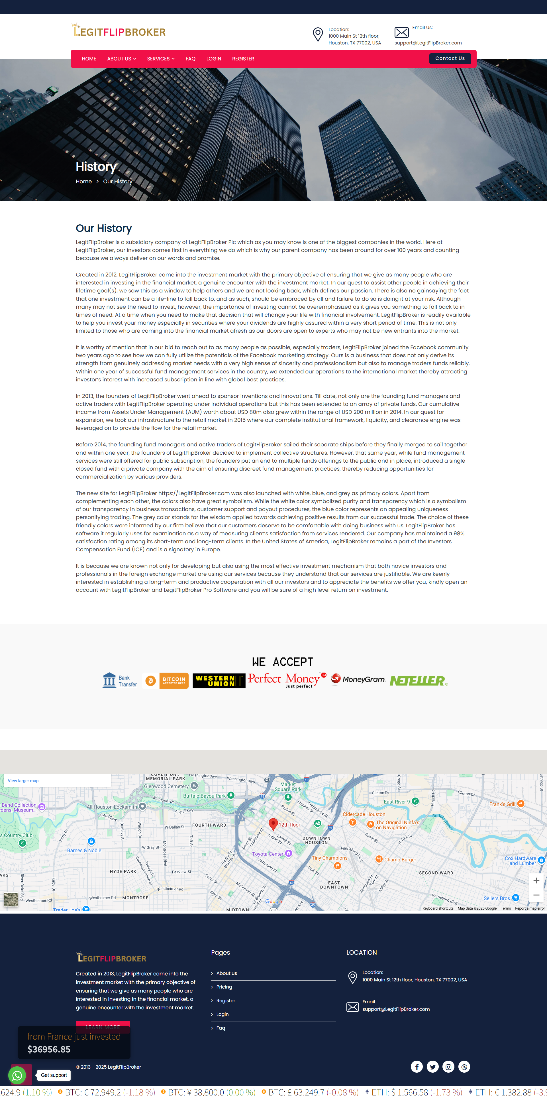 Broker Official Website