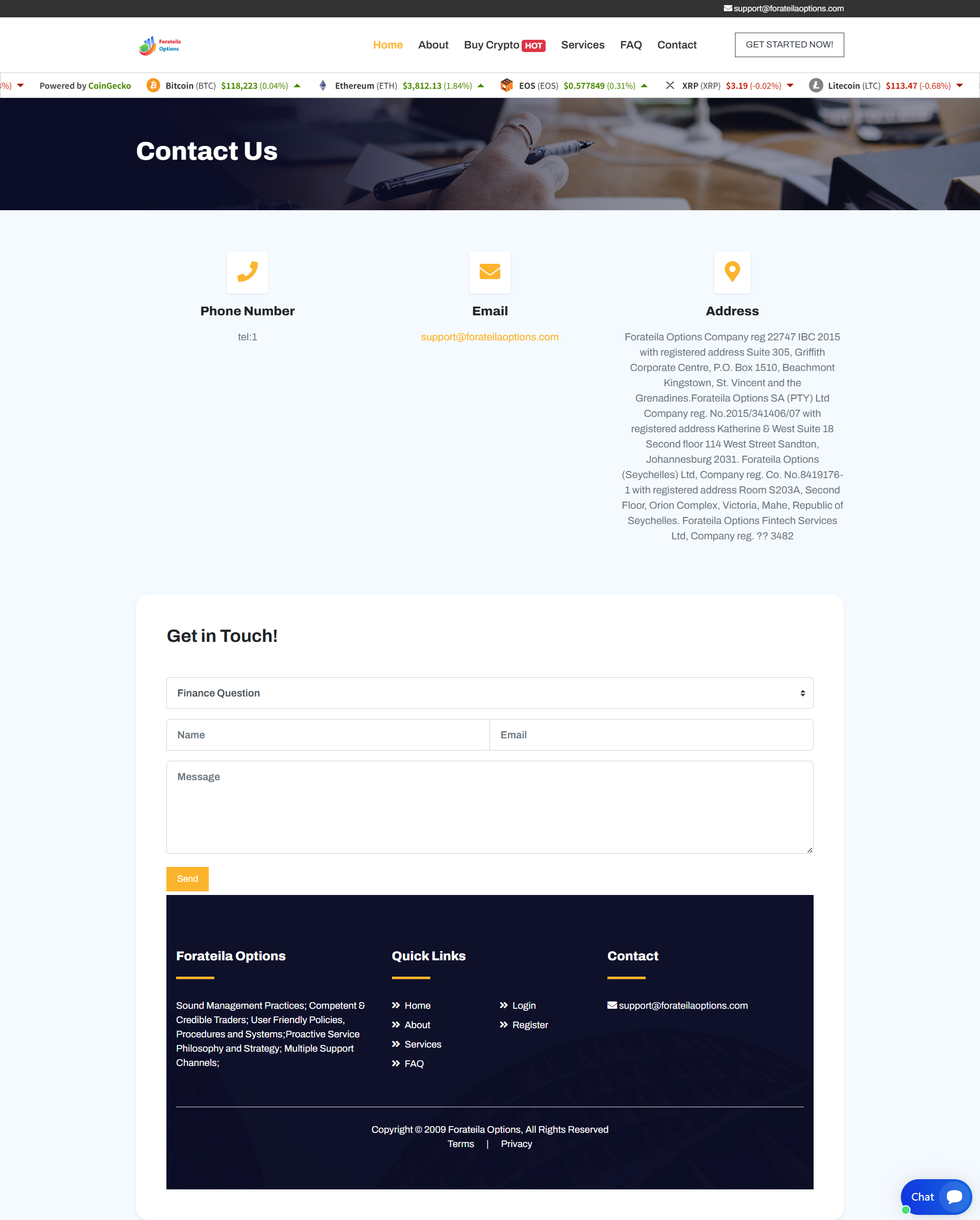 Broker Official Website