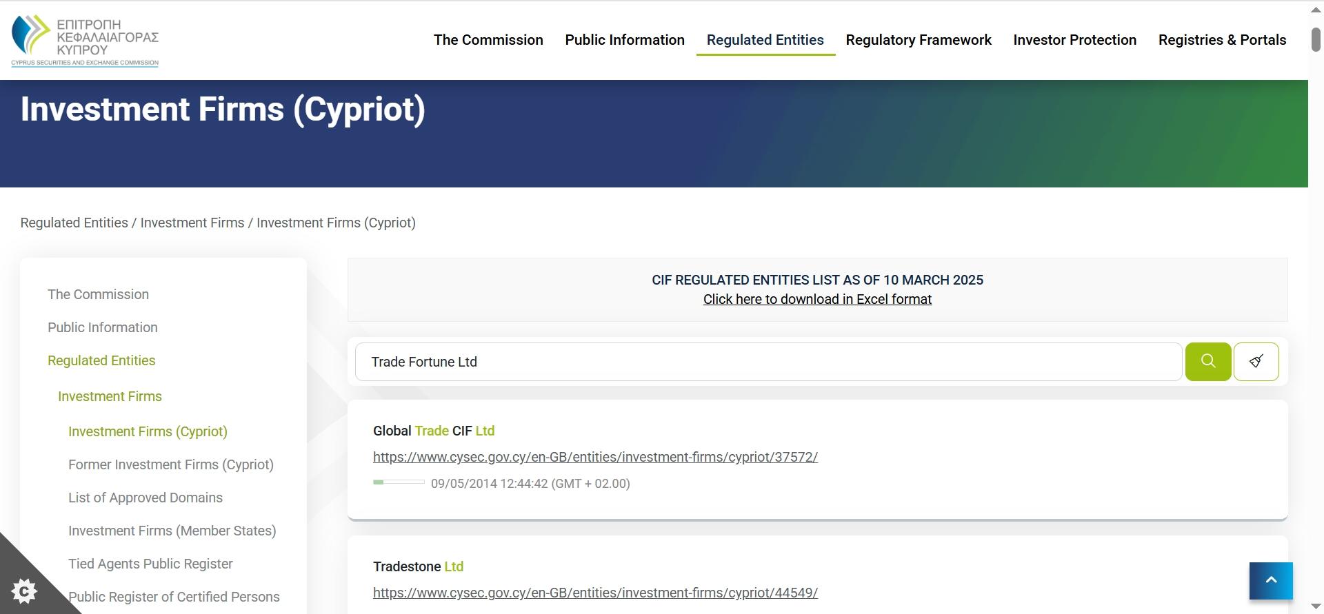 CySEC Inquiries