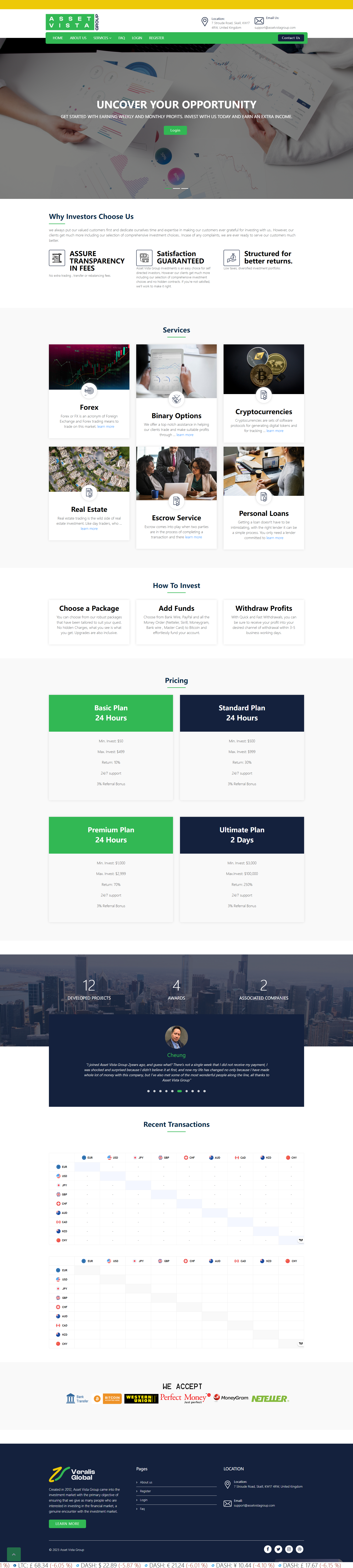 Asset Vista Group Official Website