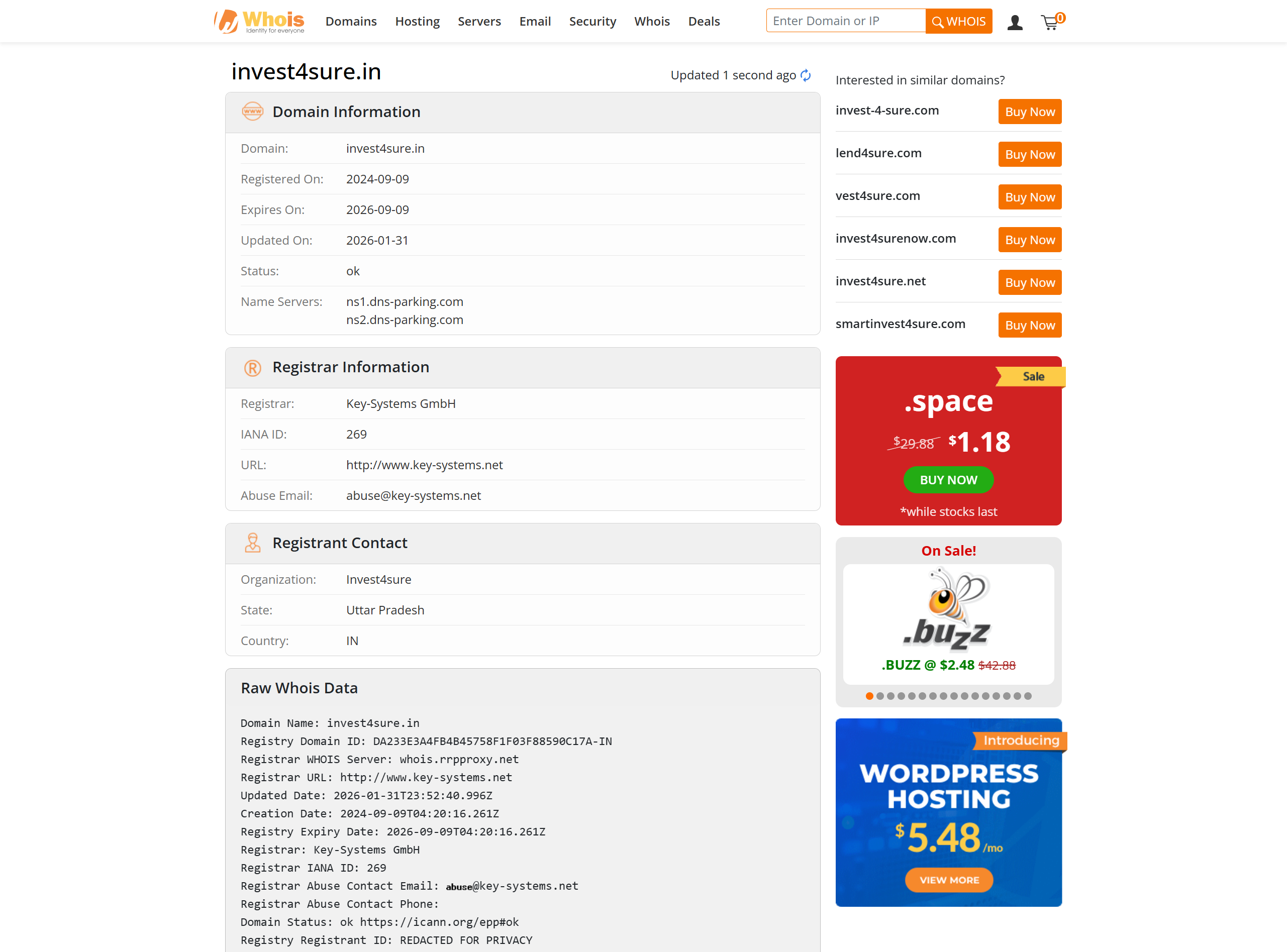 whois