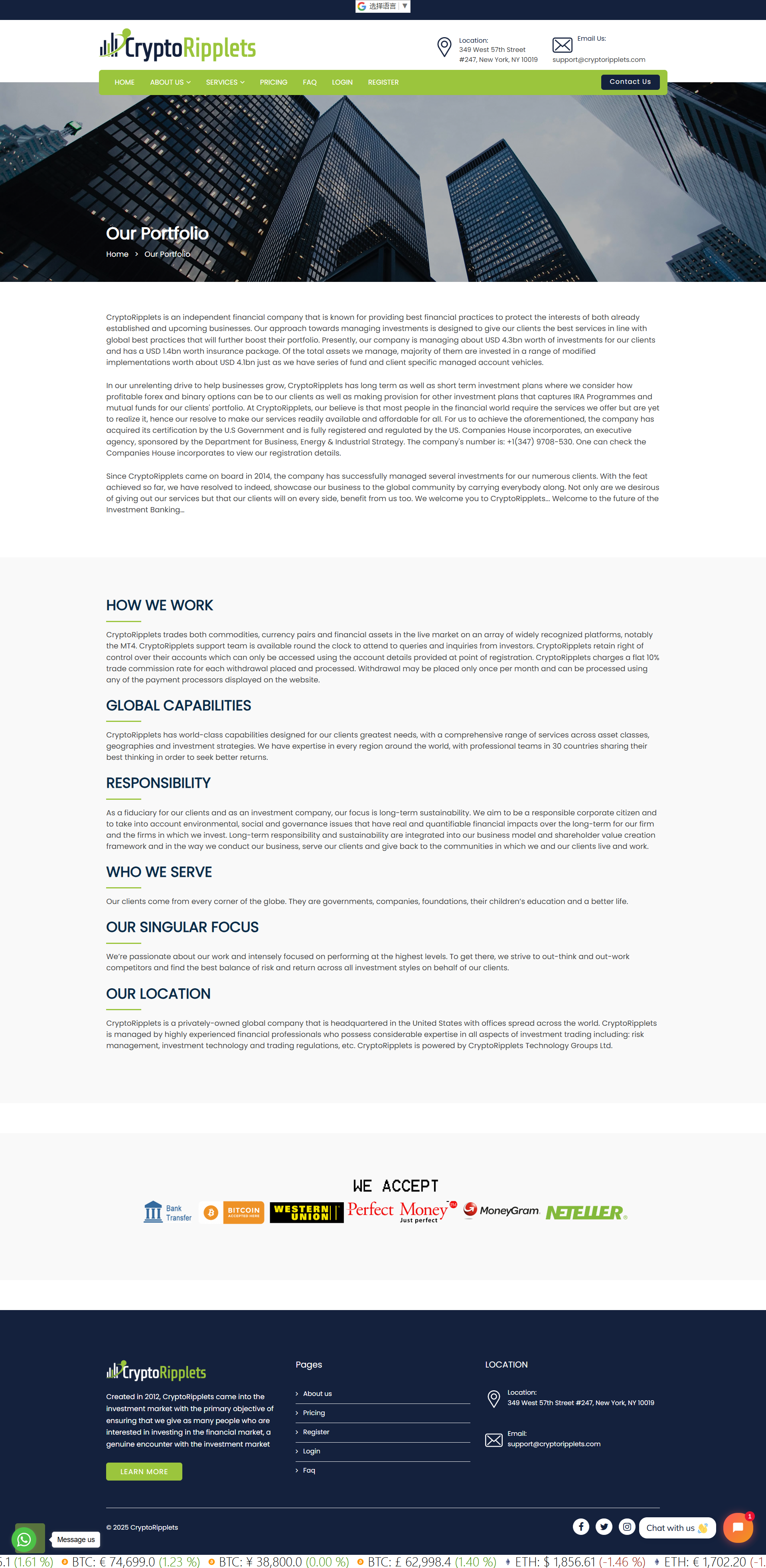 CryptoRipplets Official Website
