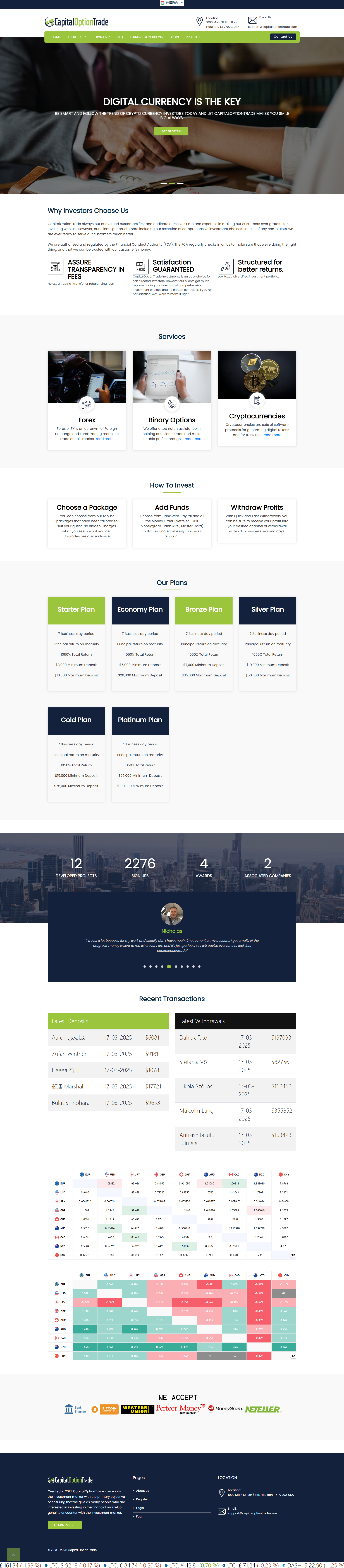 CapitalOptionTrade Official Website