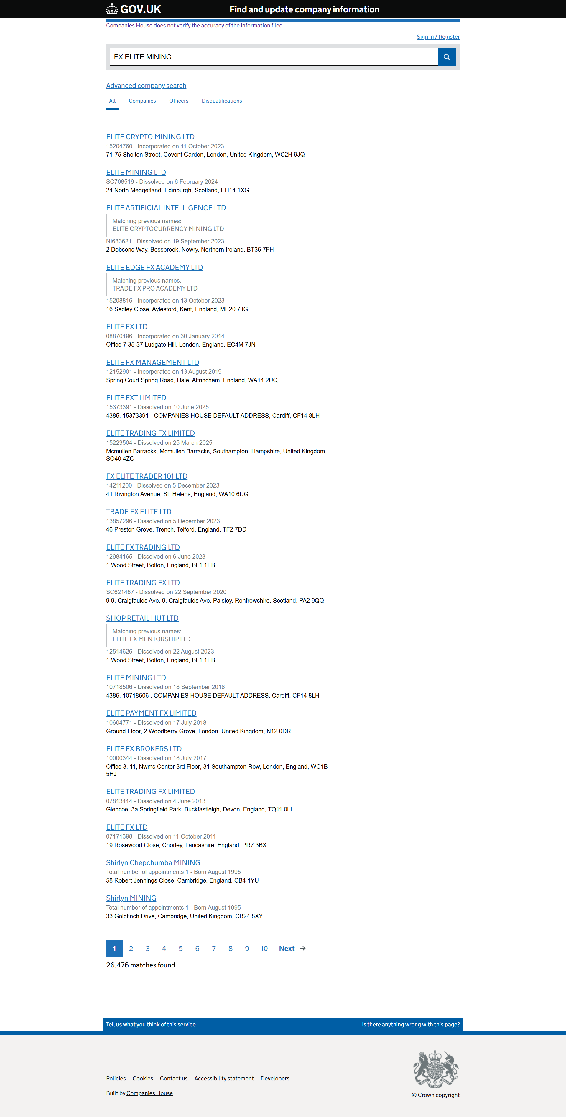 UK Companies House