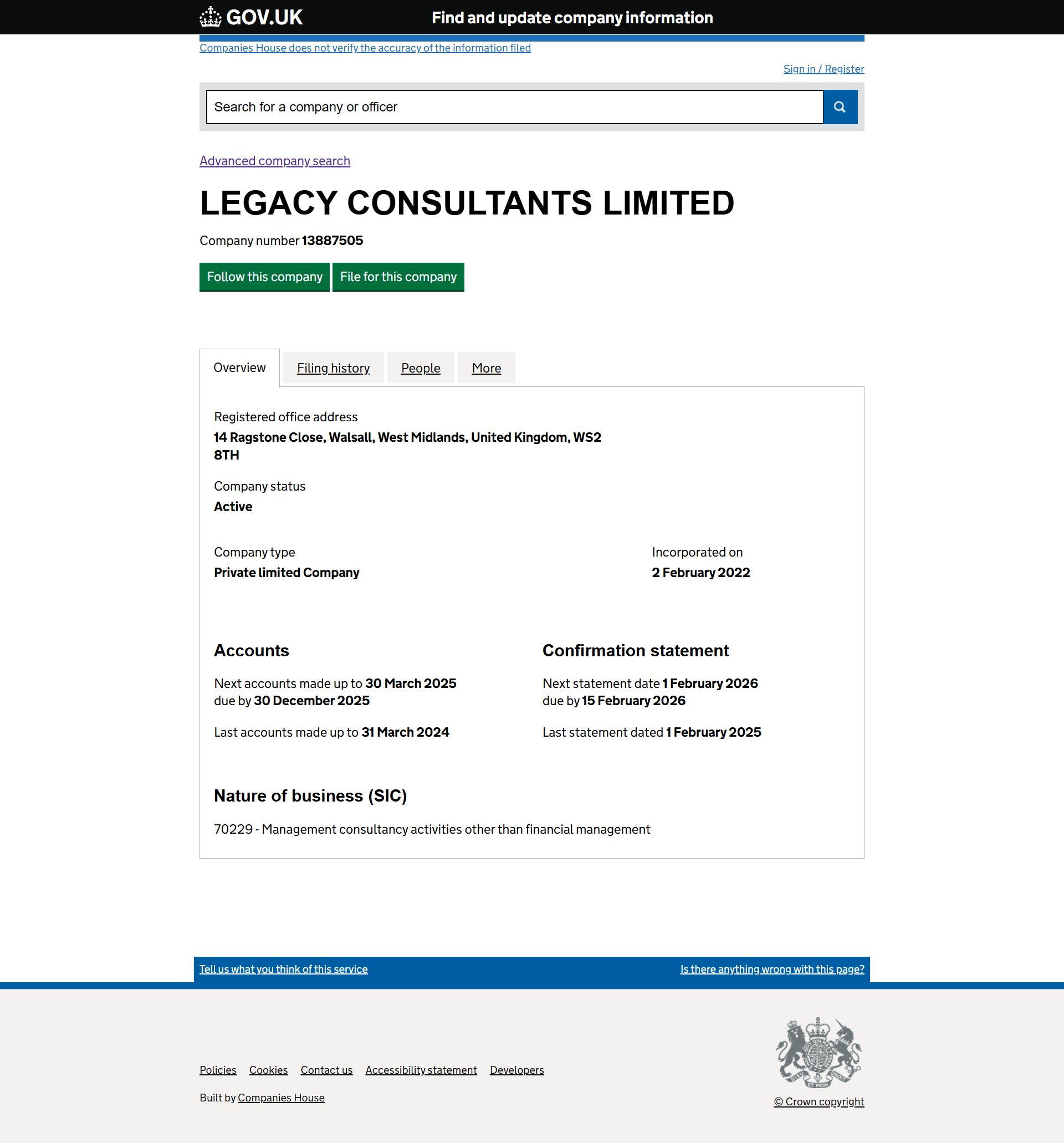 UK Companies House