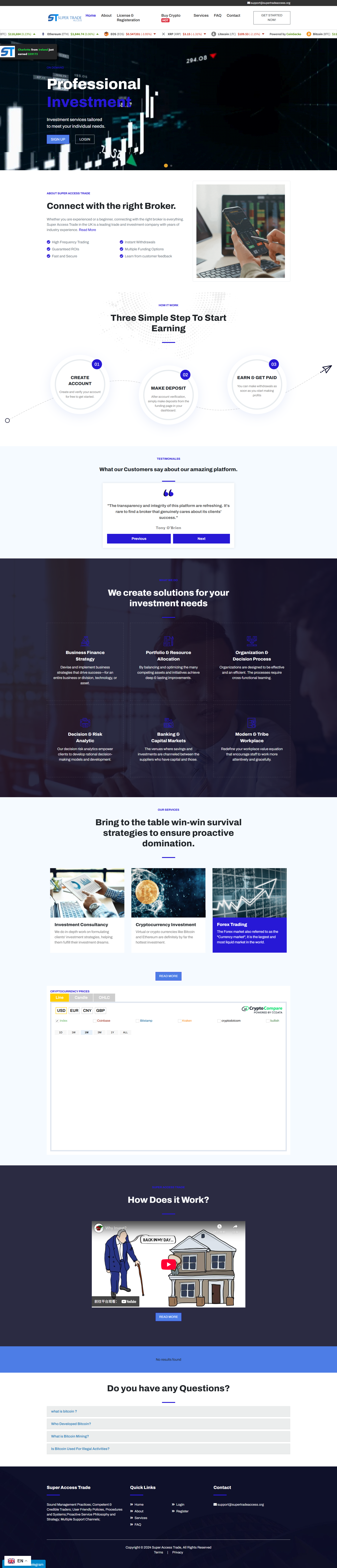 Broker Official Website