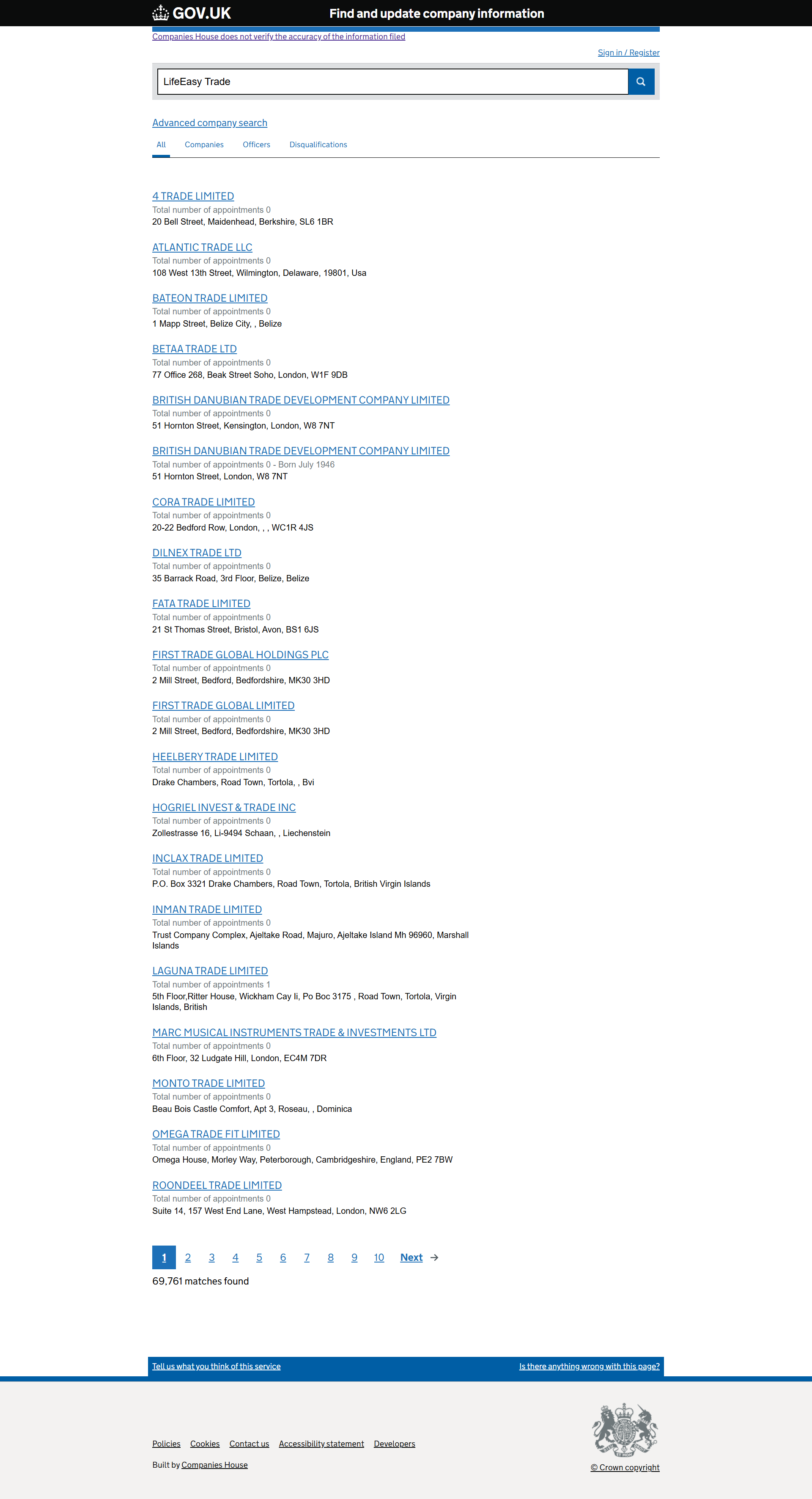 UK Companies House