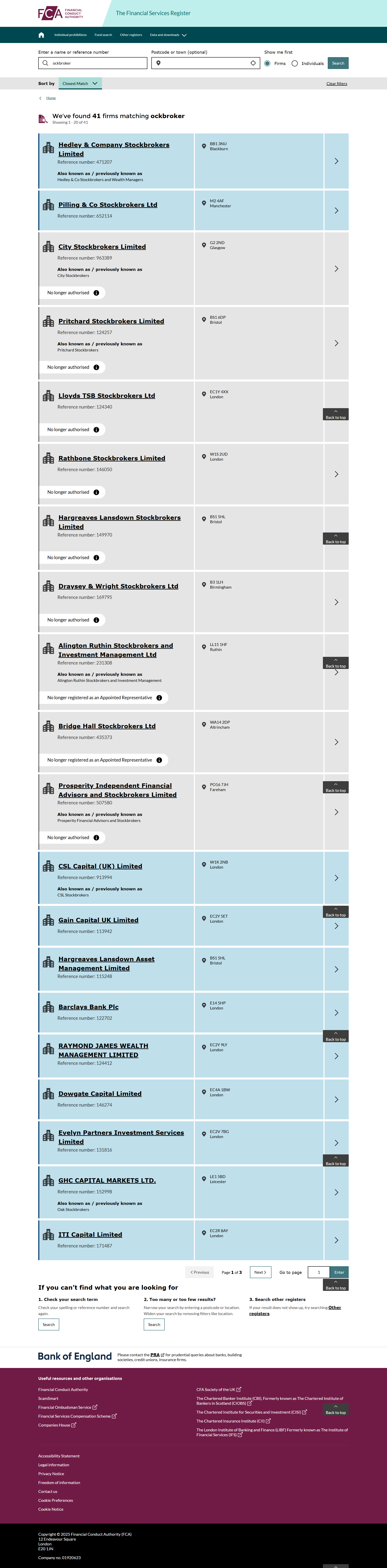 UK Financial Conduct Authority（FCA）