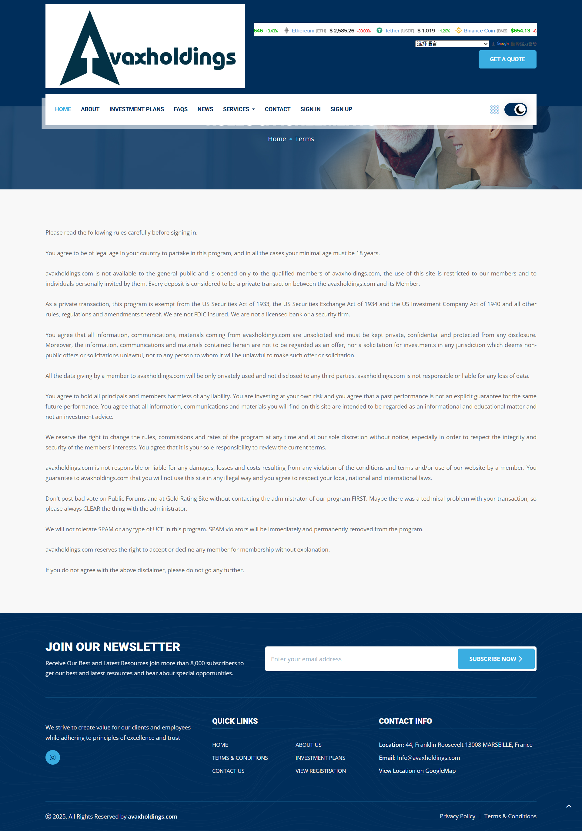 Broker Official Website