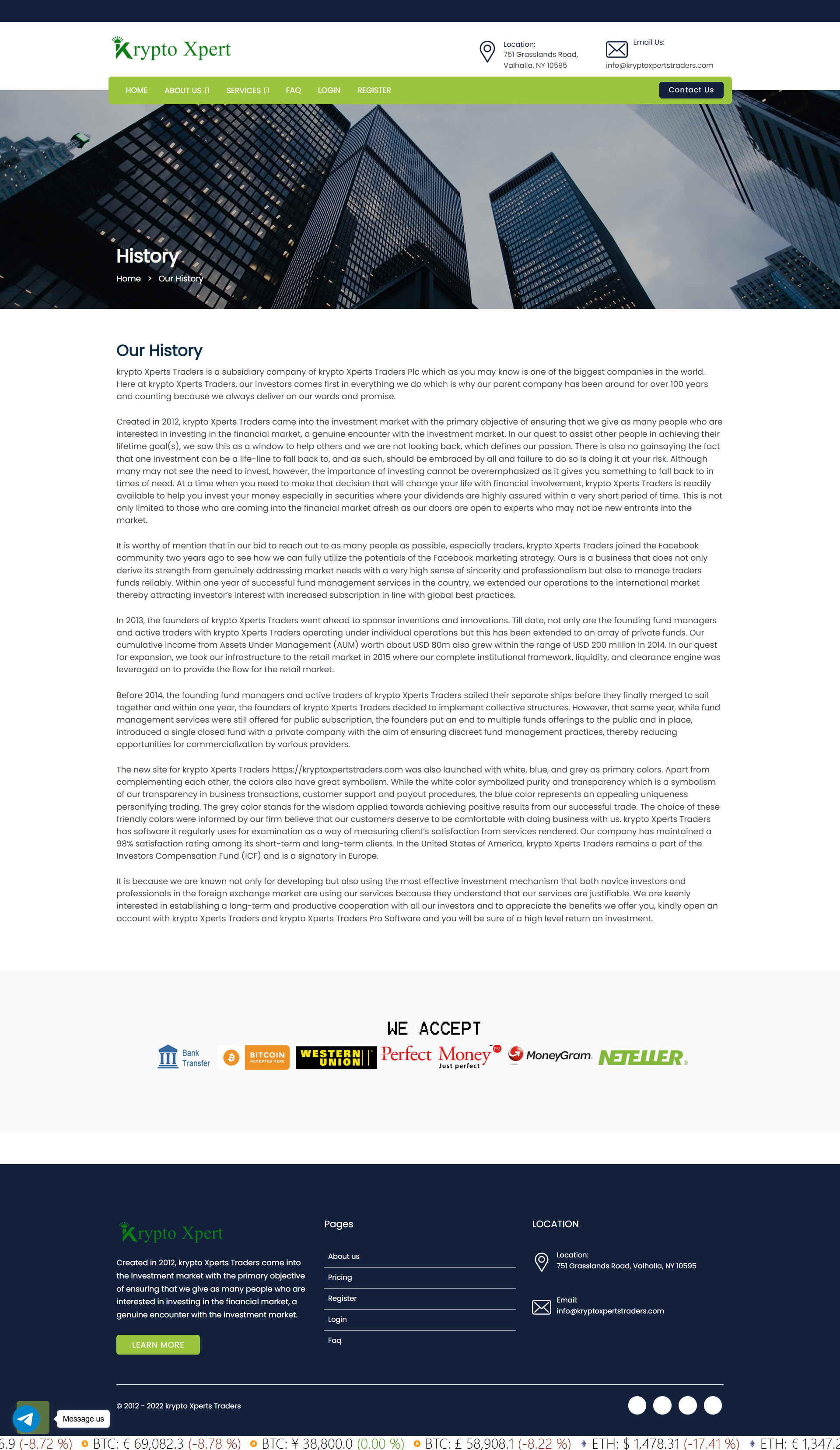 Broker Official Website