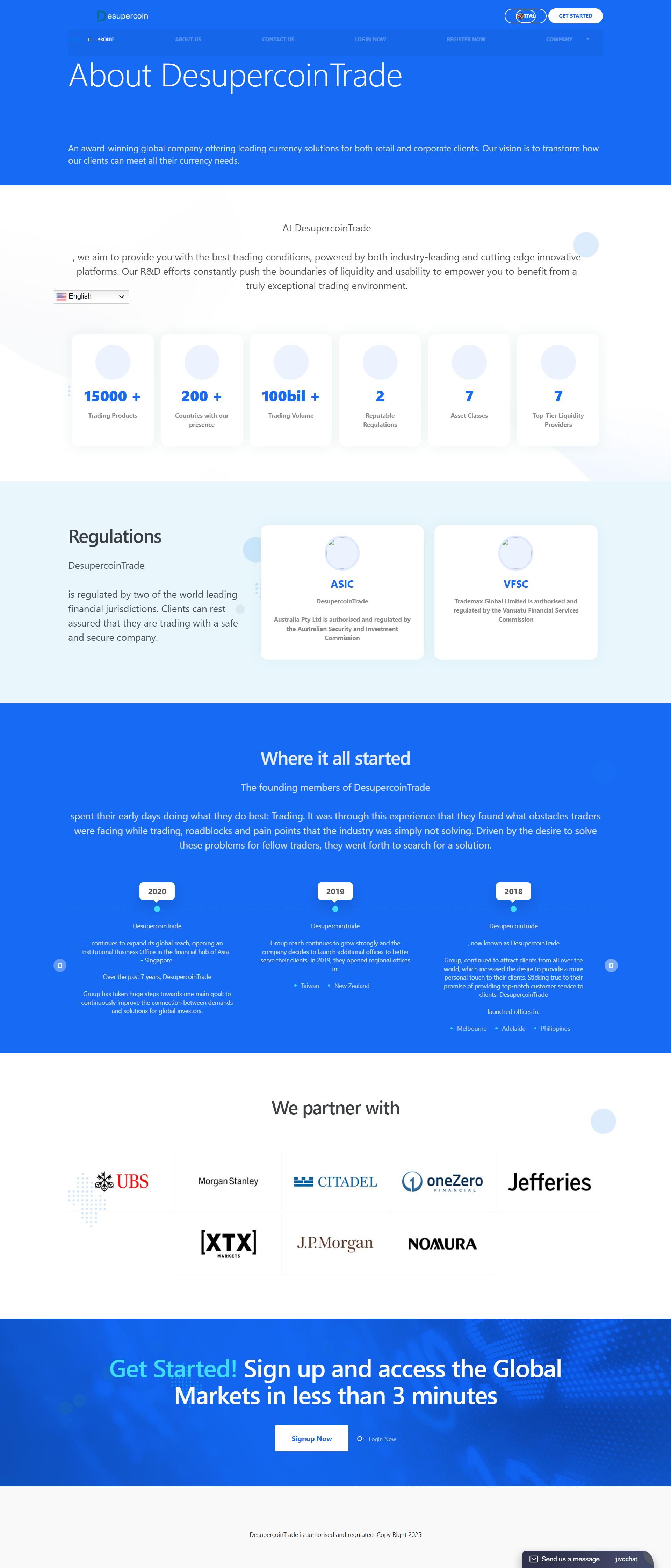 DesupercoinTrade Official Website