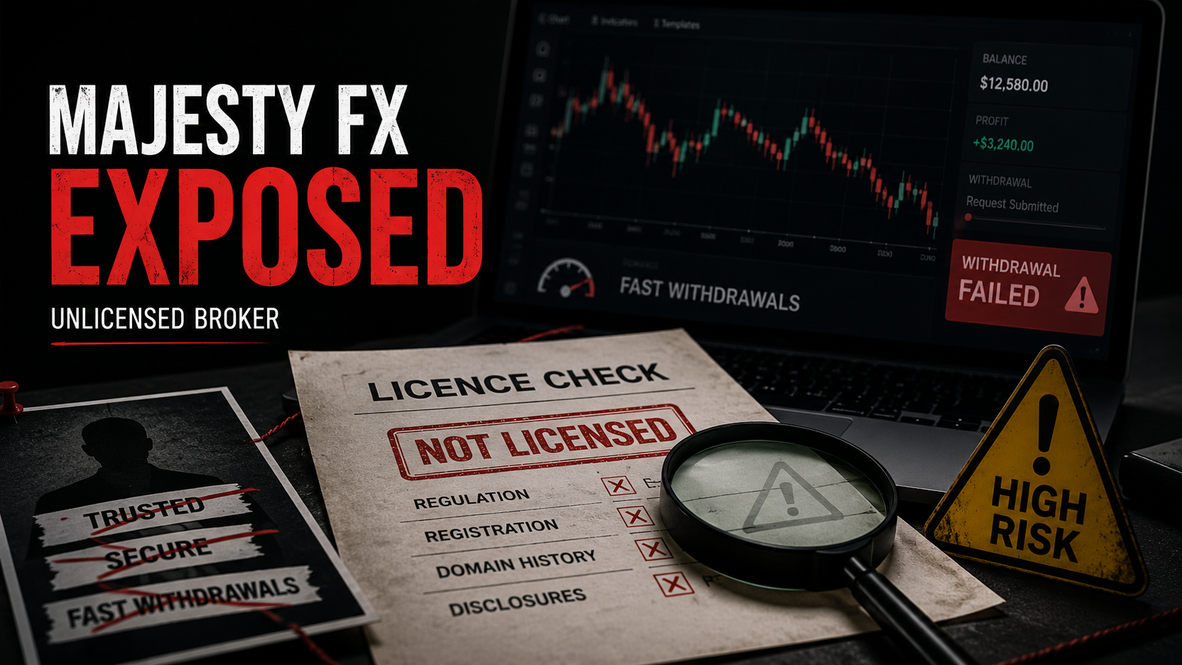 Majesty Fx（majestyfx.com）诈骗风险提示：无牌经营，平台残留其他品牌名称，冒牌嫌疑！