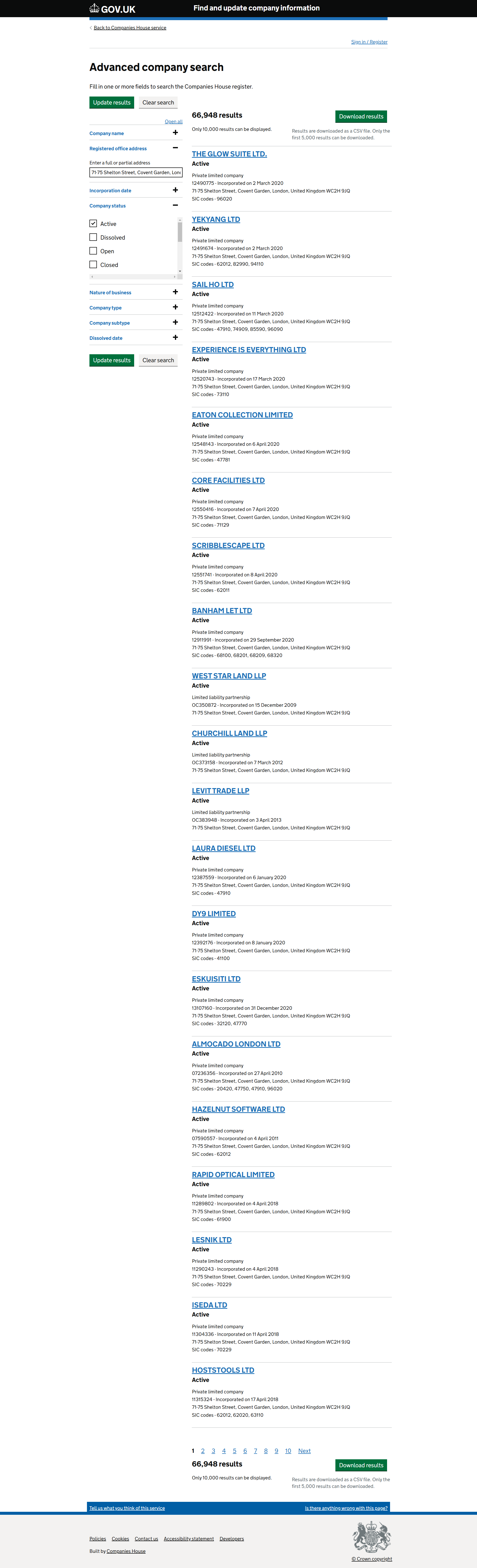 UK Companies House