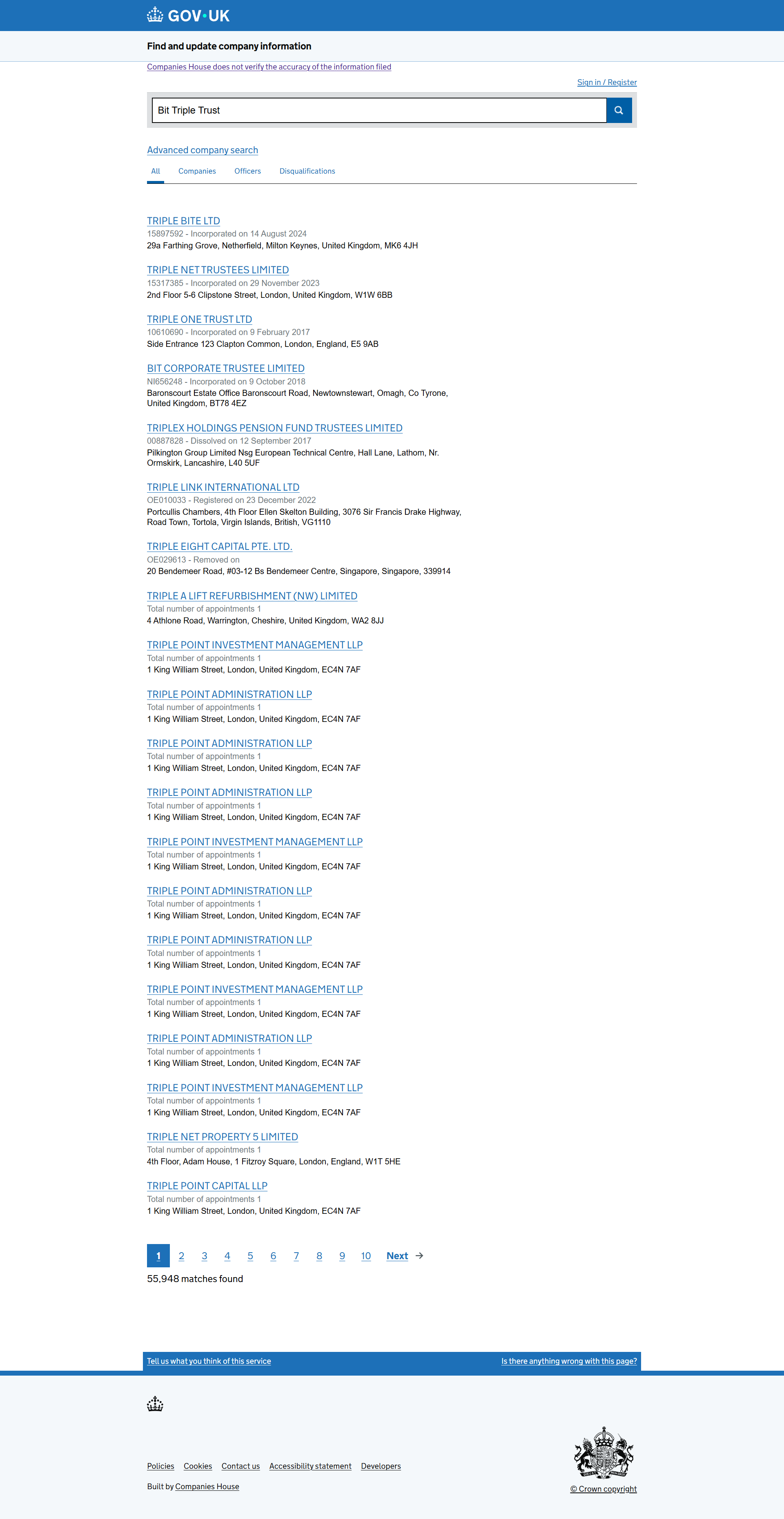 UK Companies House
