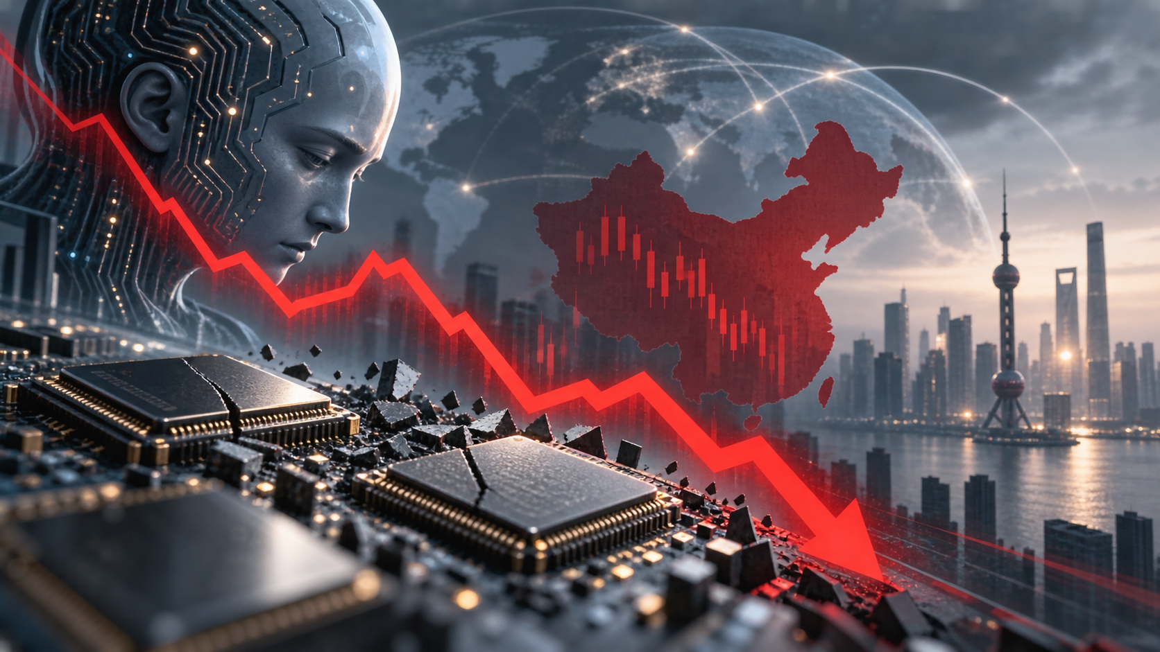 China Tech Stocks Bear the Brunt of Cooling AI Trade