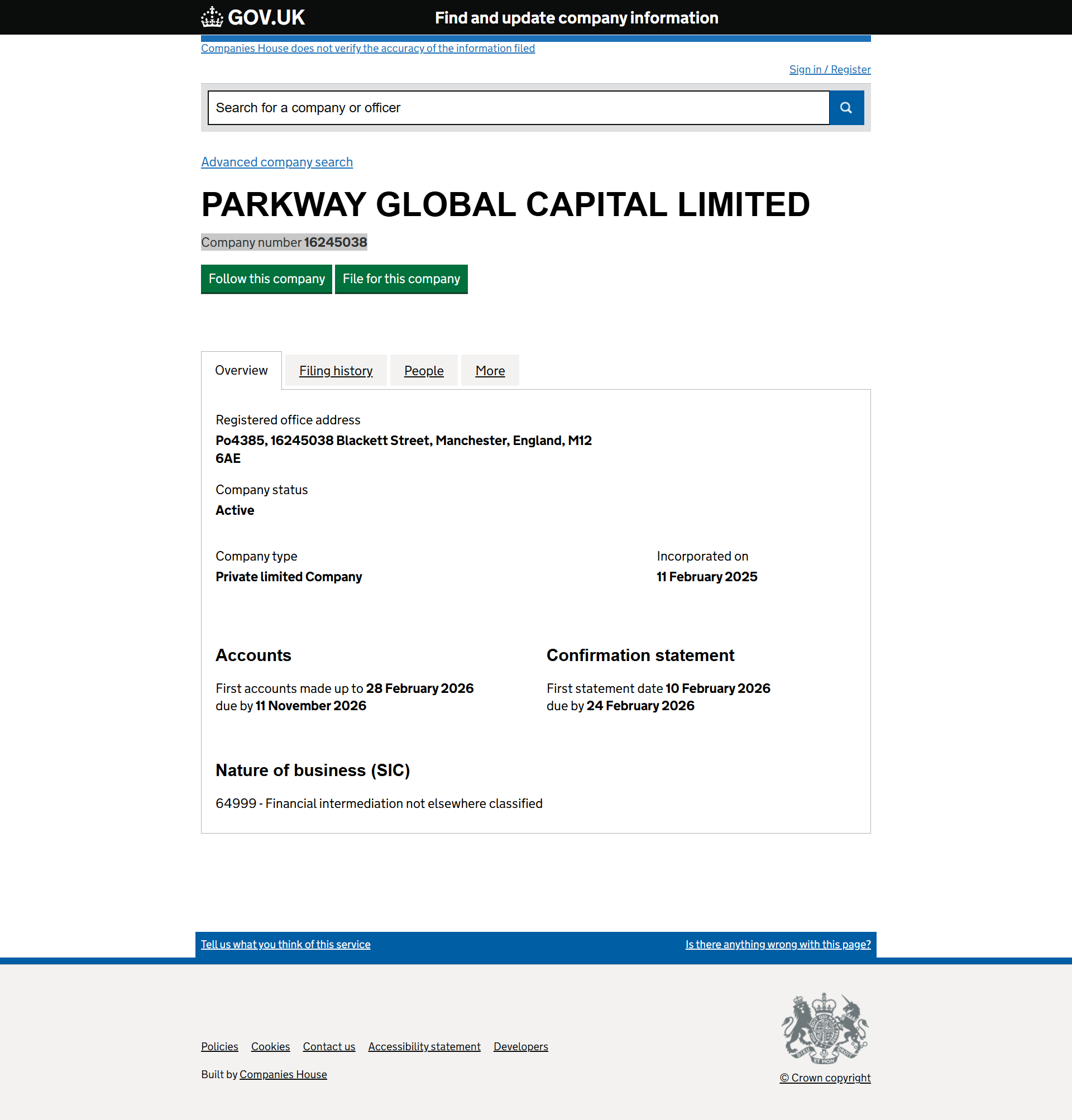 UK Companies House