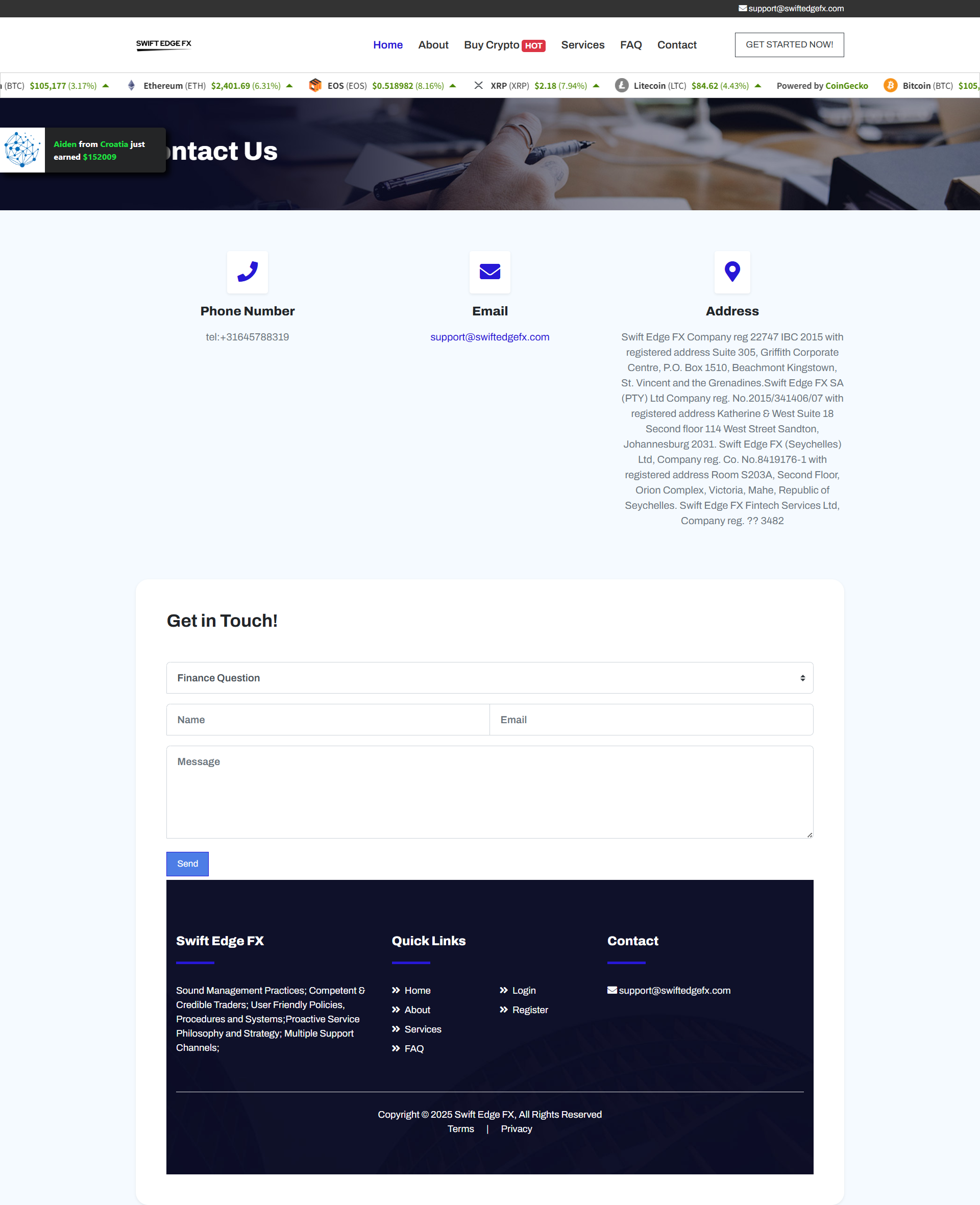 Broker Official Website