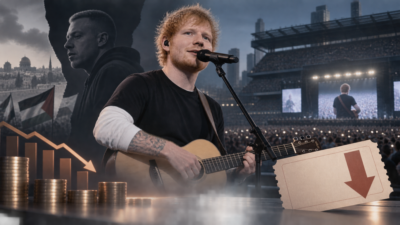 Ed Sheeran ตอบข้อถกเถียง Macklemore หลังราคาตั๋วลดเหลือ 32 ดอลลาร์